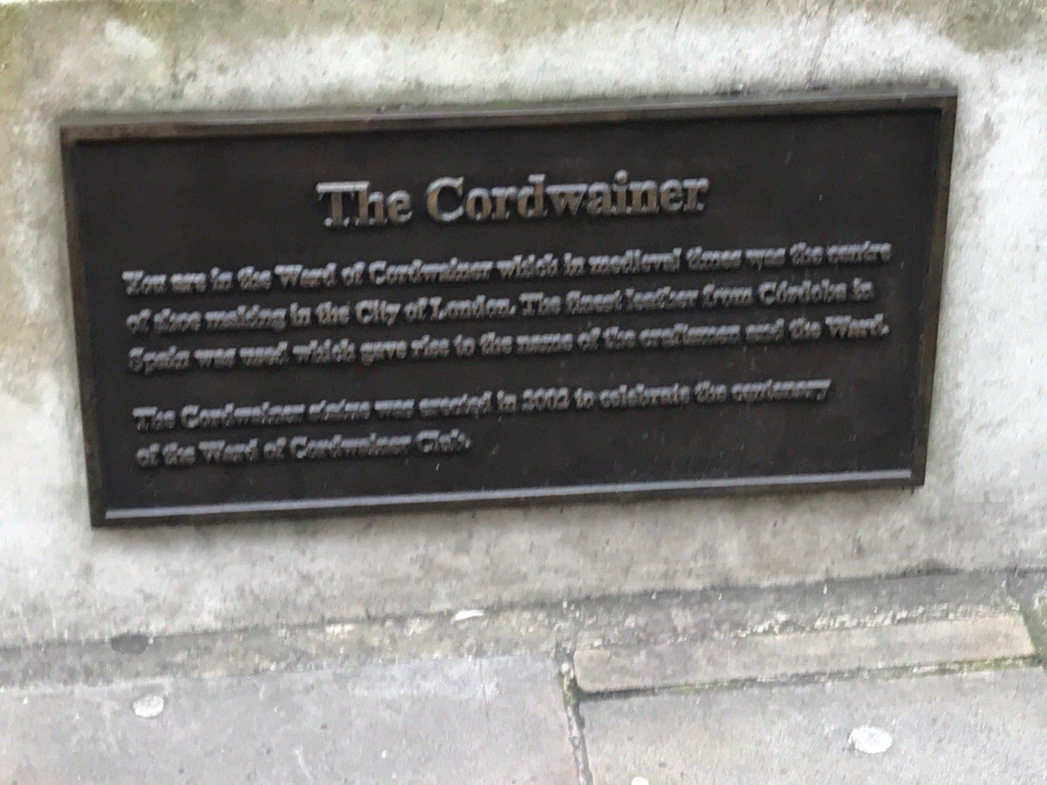 The Cordwainer Statue