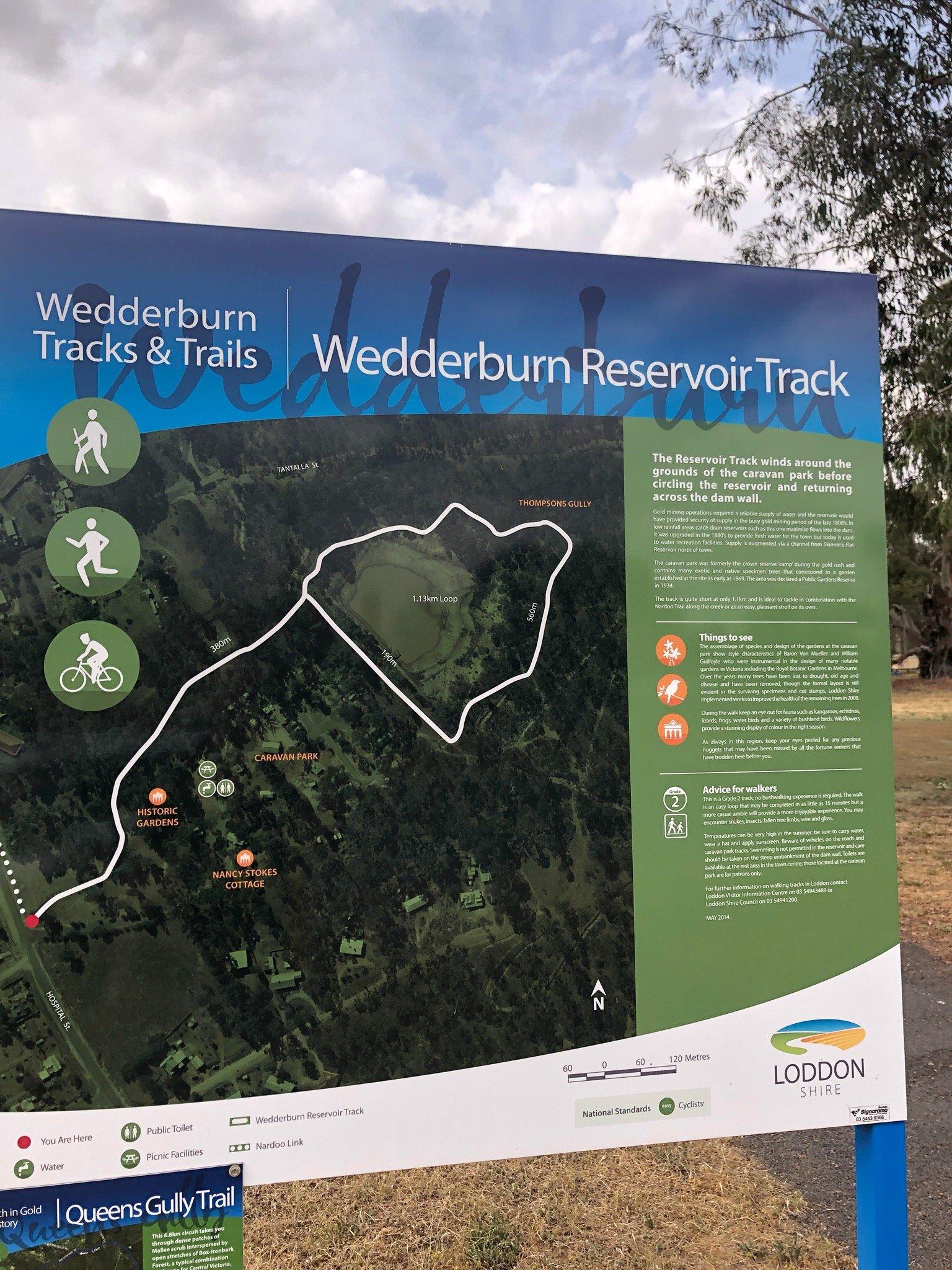 Wedderburn Reservoir Track