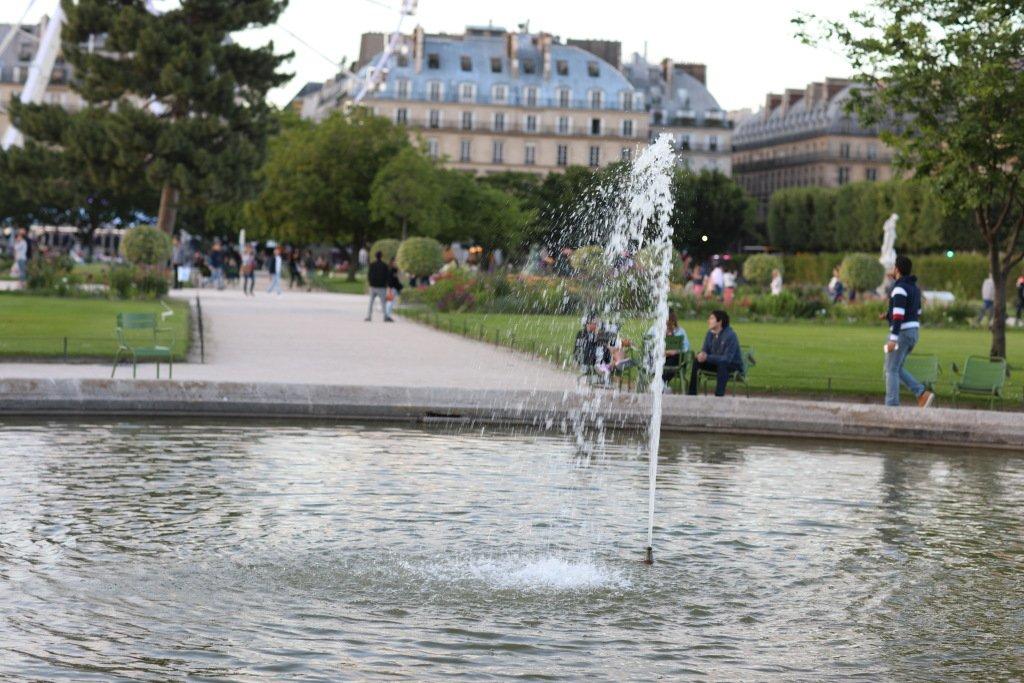 Le petit bassin des tuileries