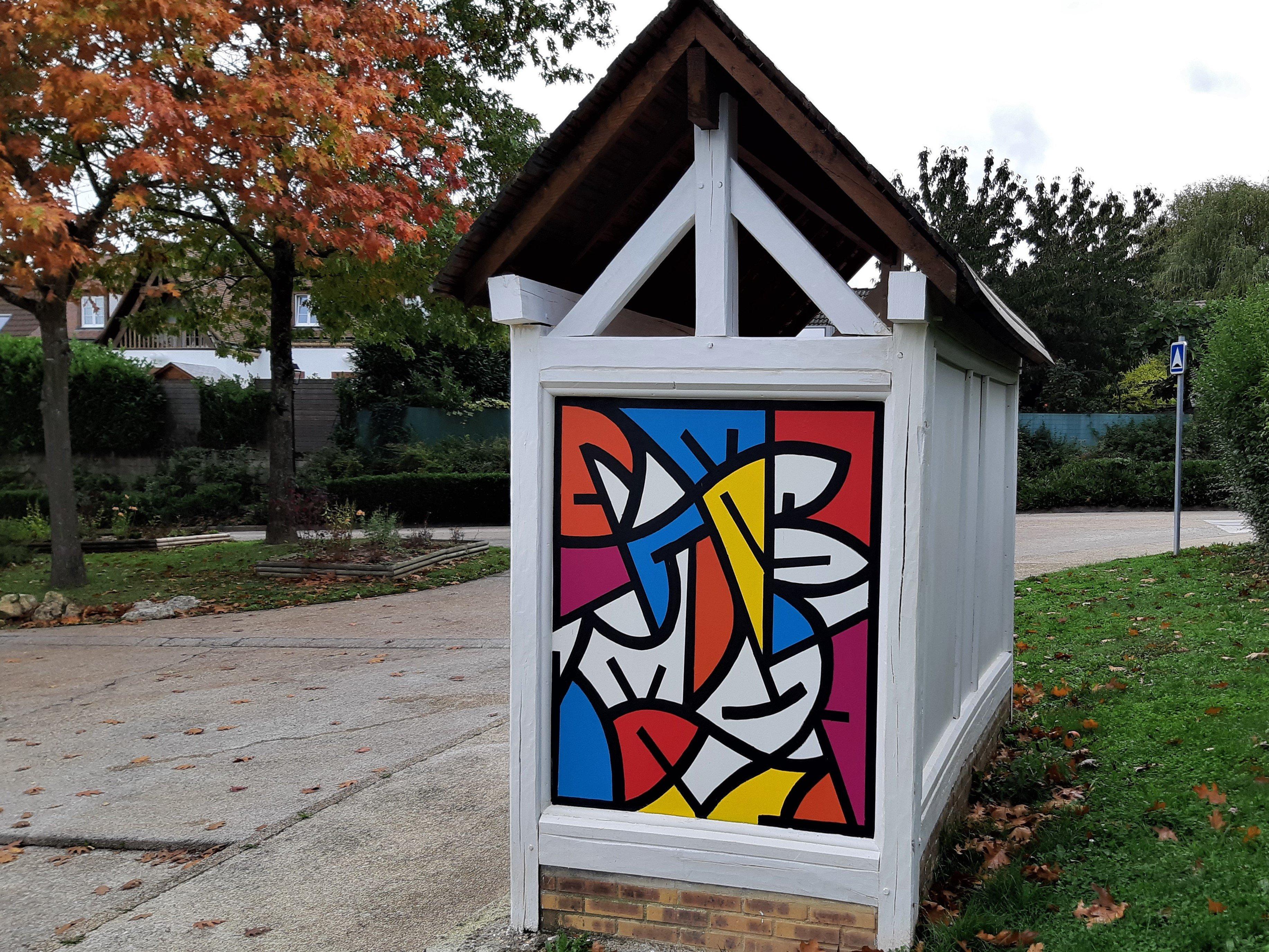 Fresque "Abri bus 1"