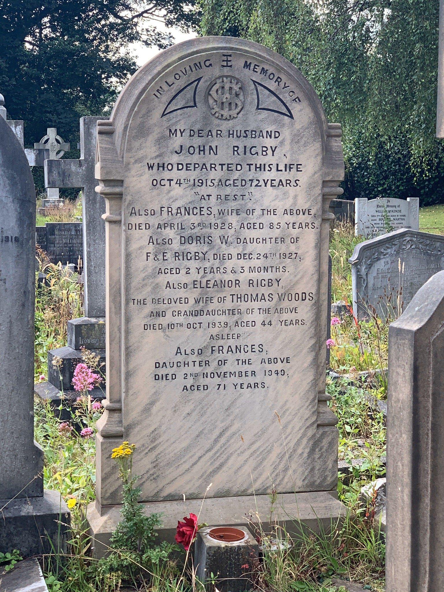 Eleanor Rigby Tombstone