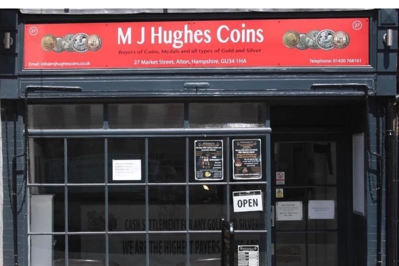 M J Hughes Coins