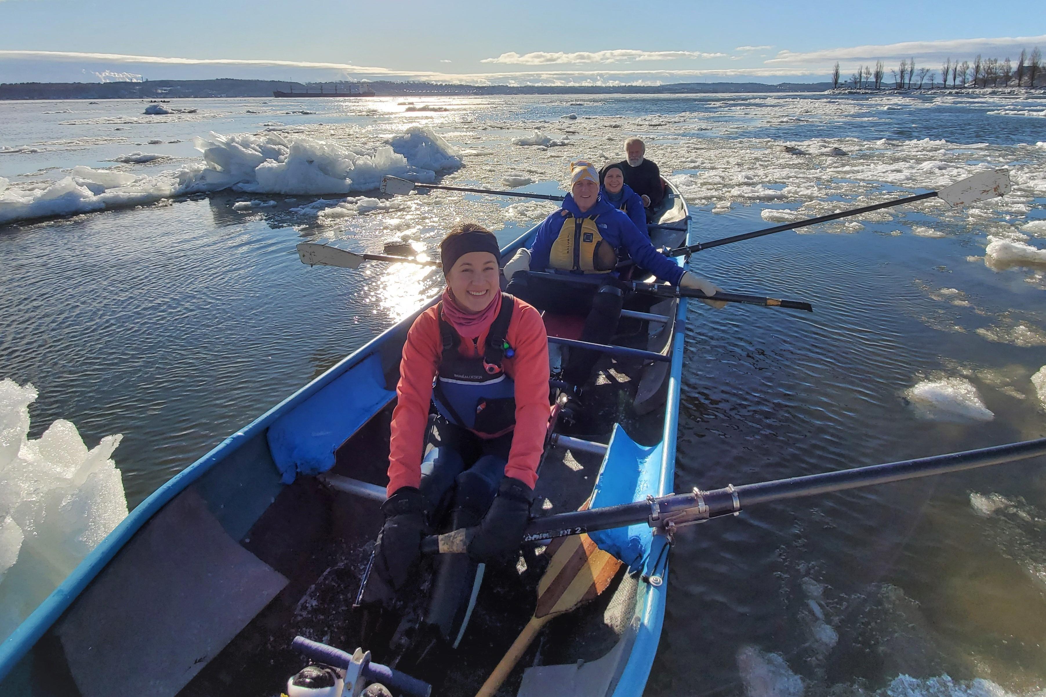 Canot à glace expérience