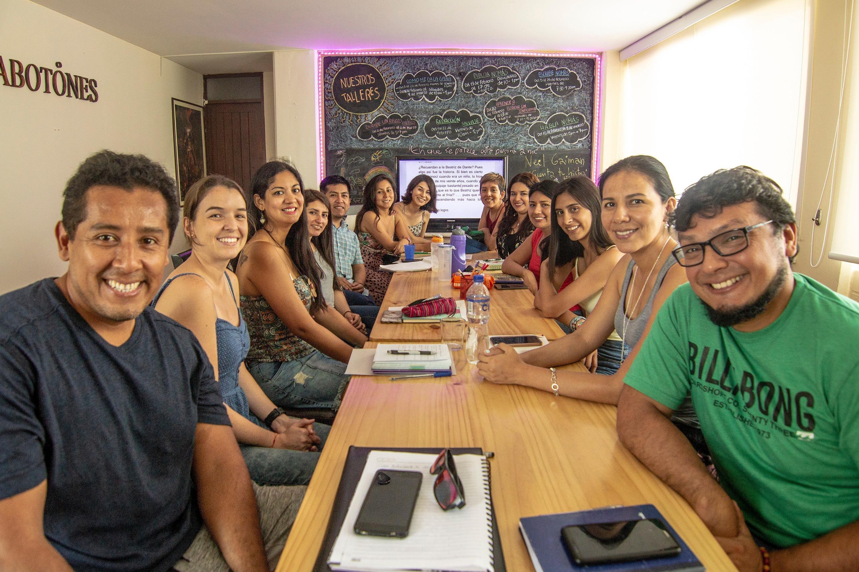 Machucabotones Escuela de escritura