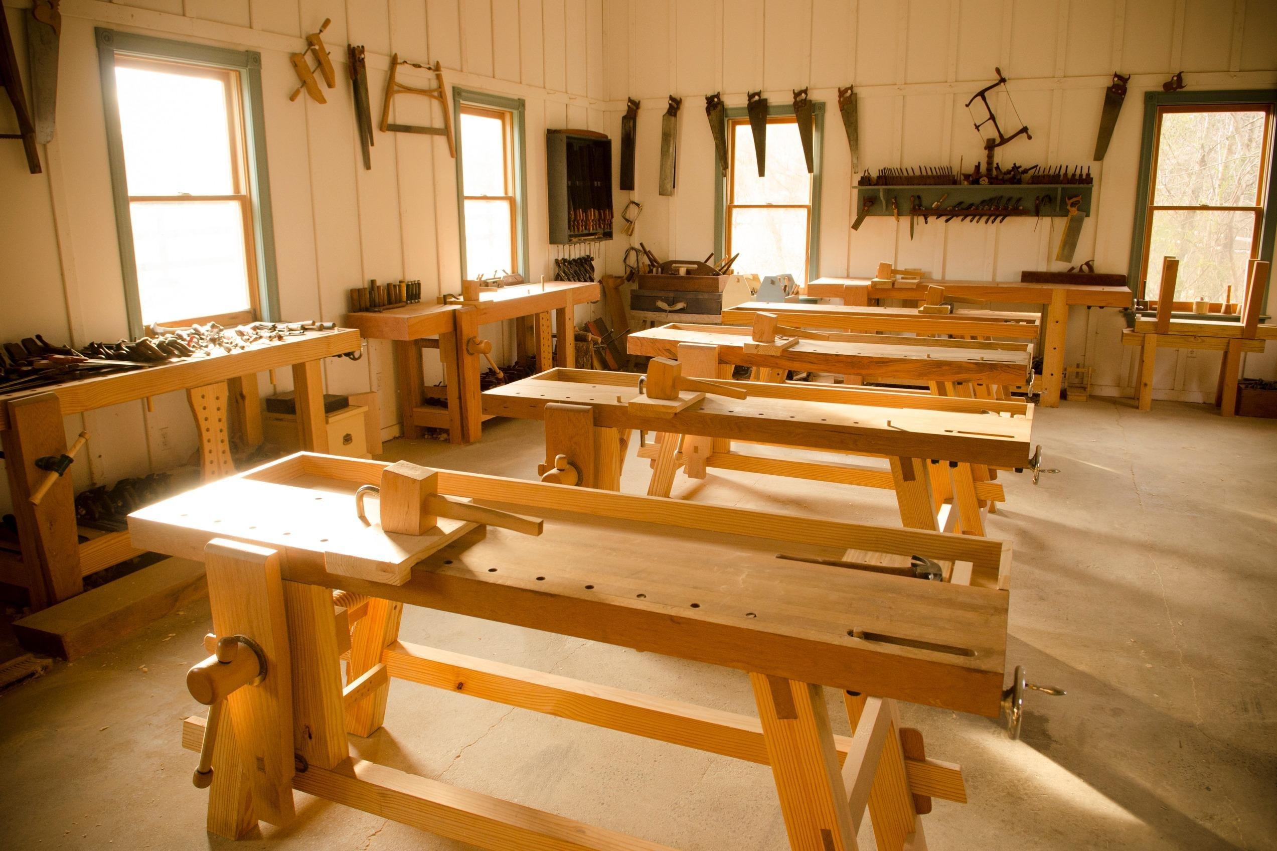 Wood and Shop Traditional Woodworking School