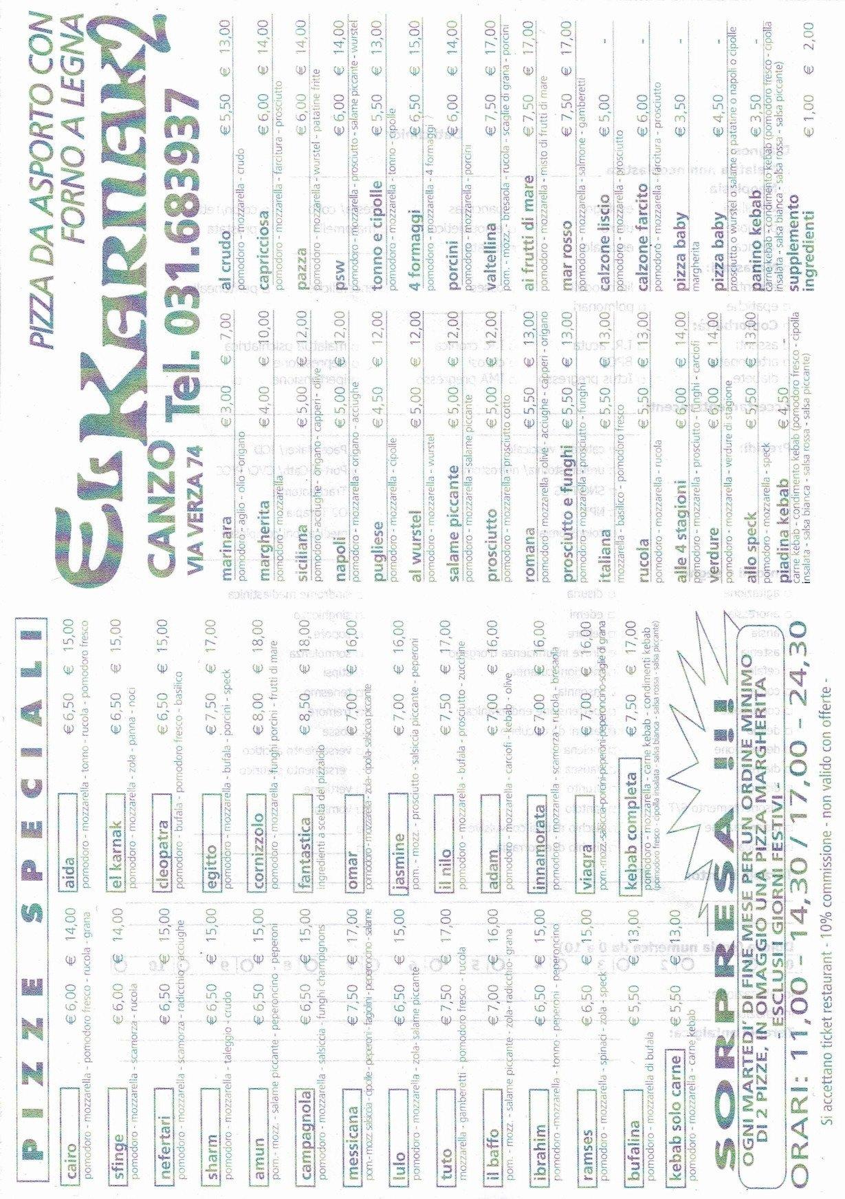 Pizzeria El Karnak 3