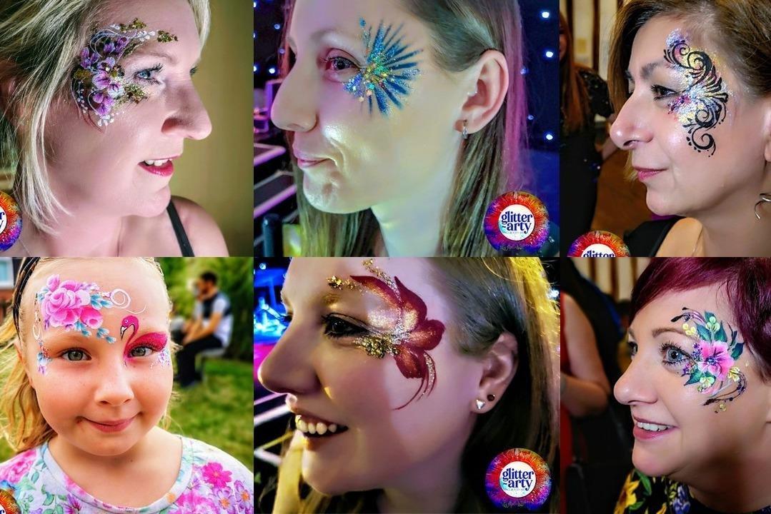 Glitter-Arty Face Painting