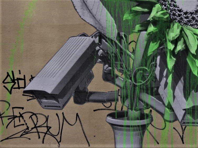 Fresque "Nature morte Netflix"