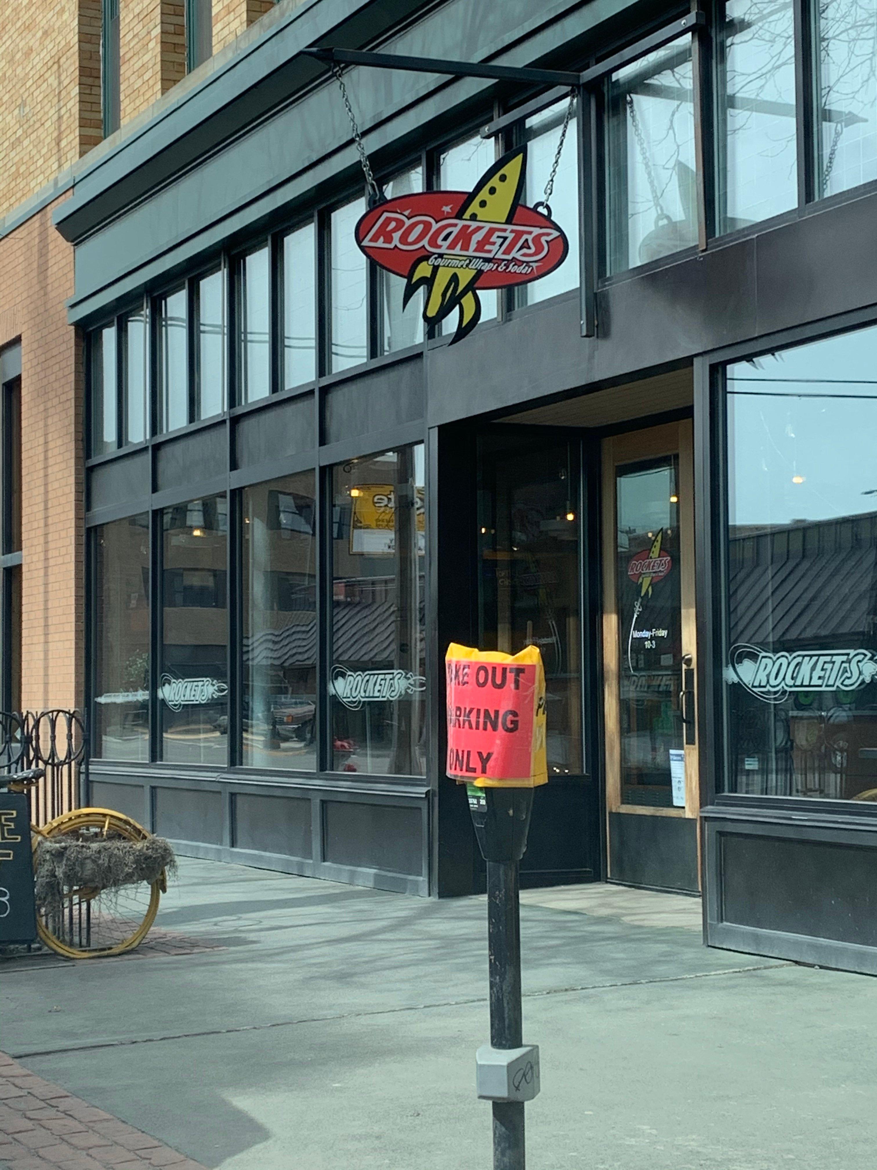 Rockets Gourmet Wraps and Sodas