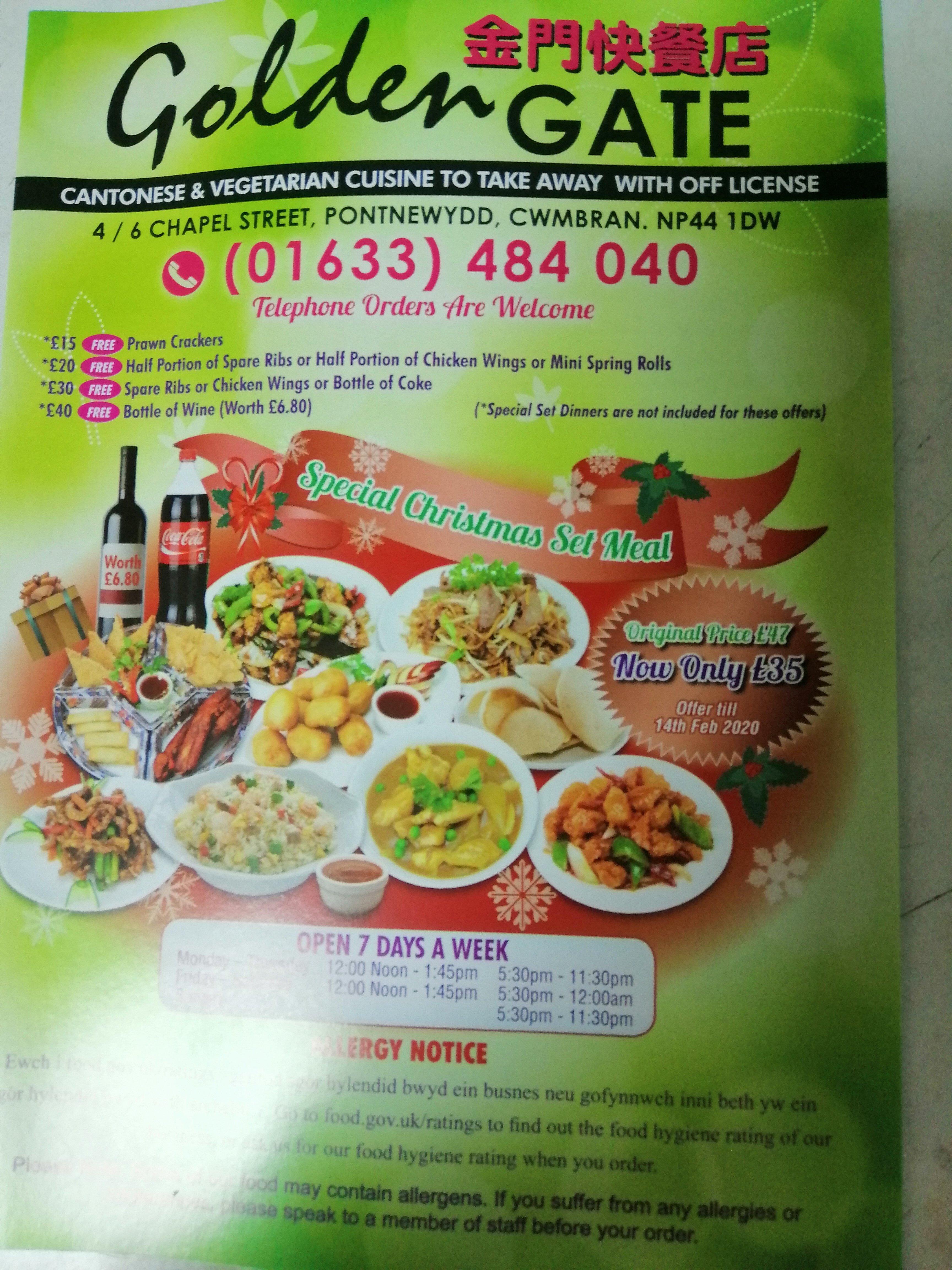 Golden Gate Take Away