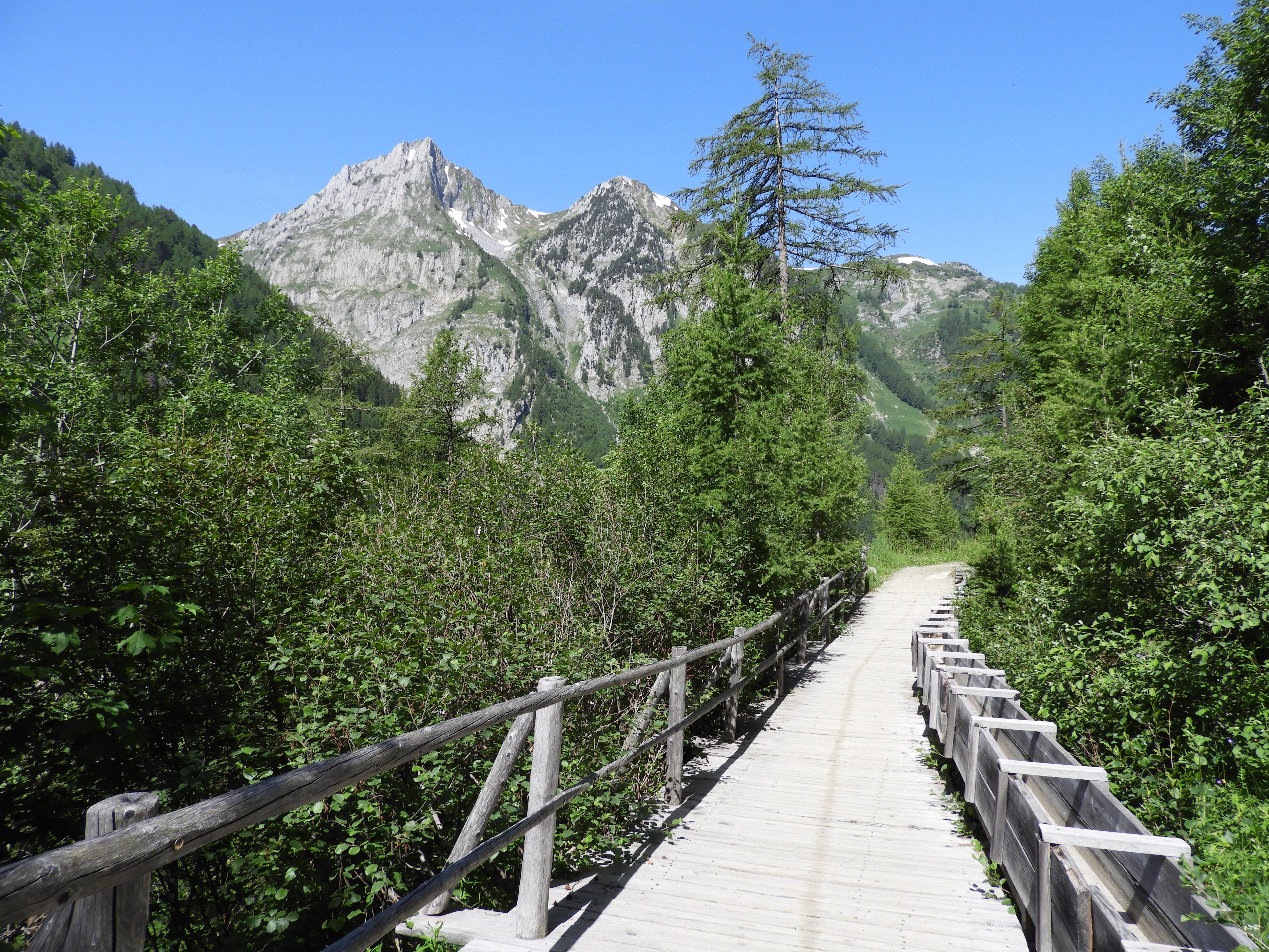 Sentier du bisse du Glacier du Trient