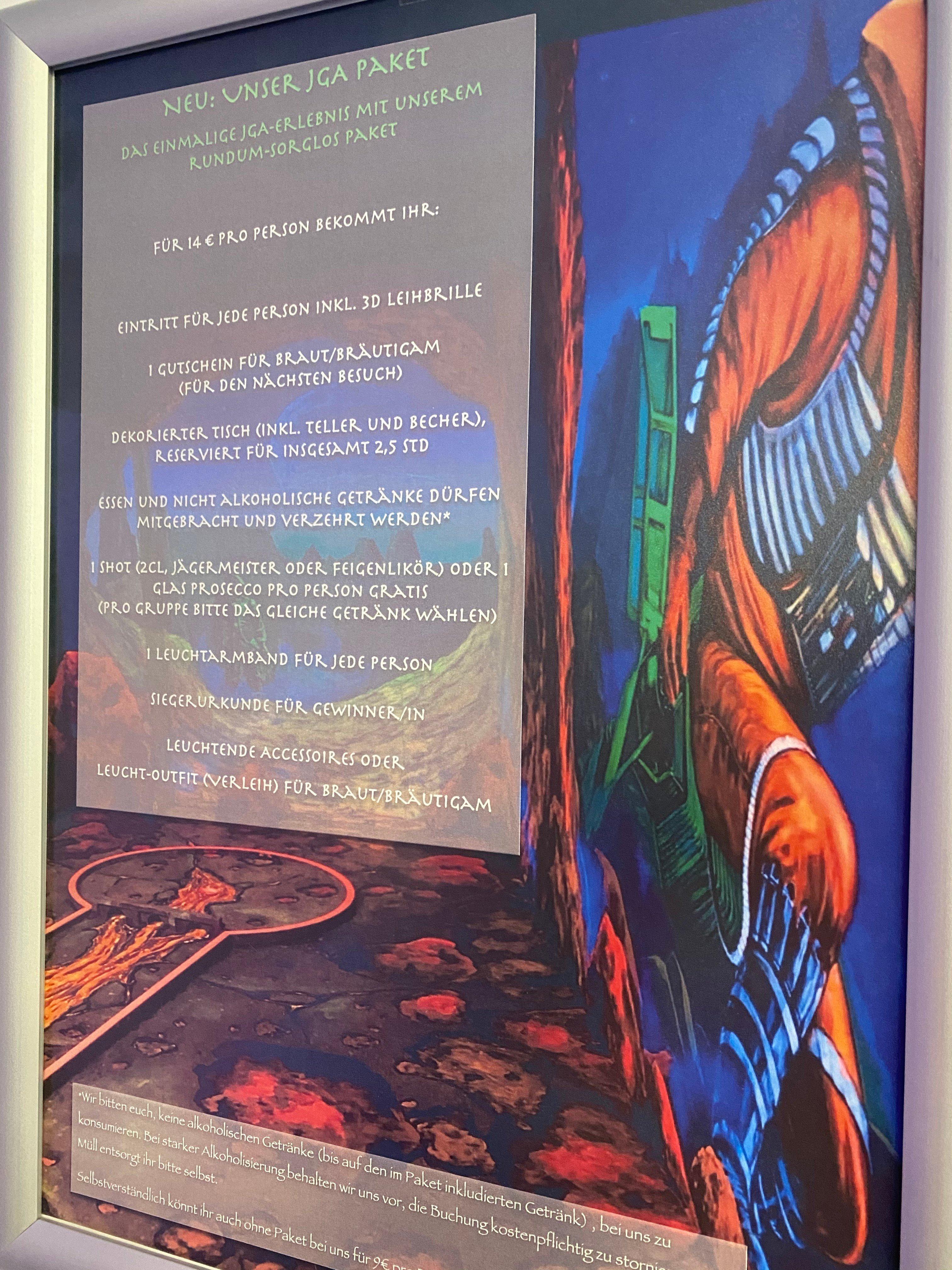 Schwarzlicht Golf 3D