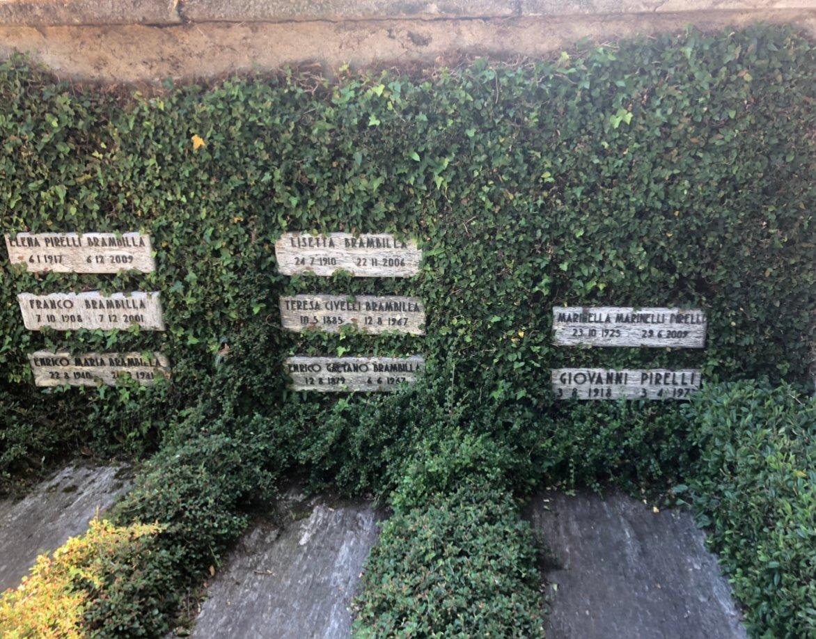 Tomba di Giovanni Pirelli