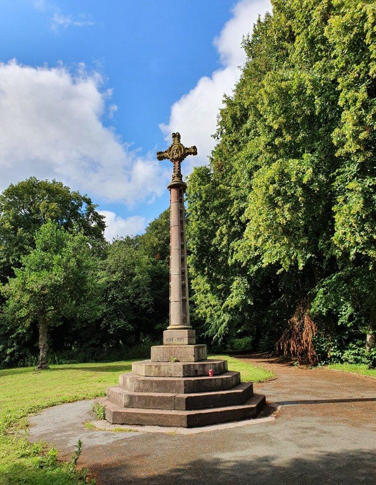 World War Two Memorial Cross .