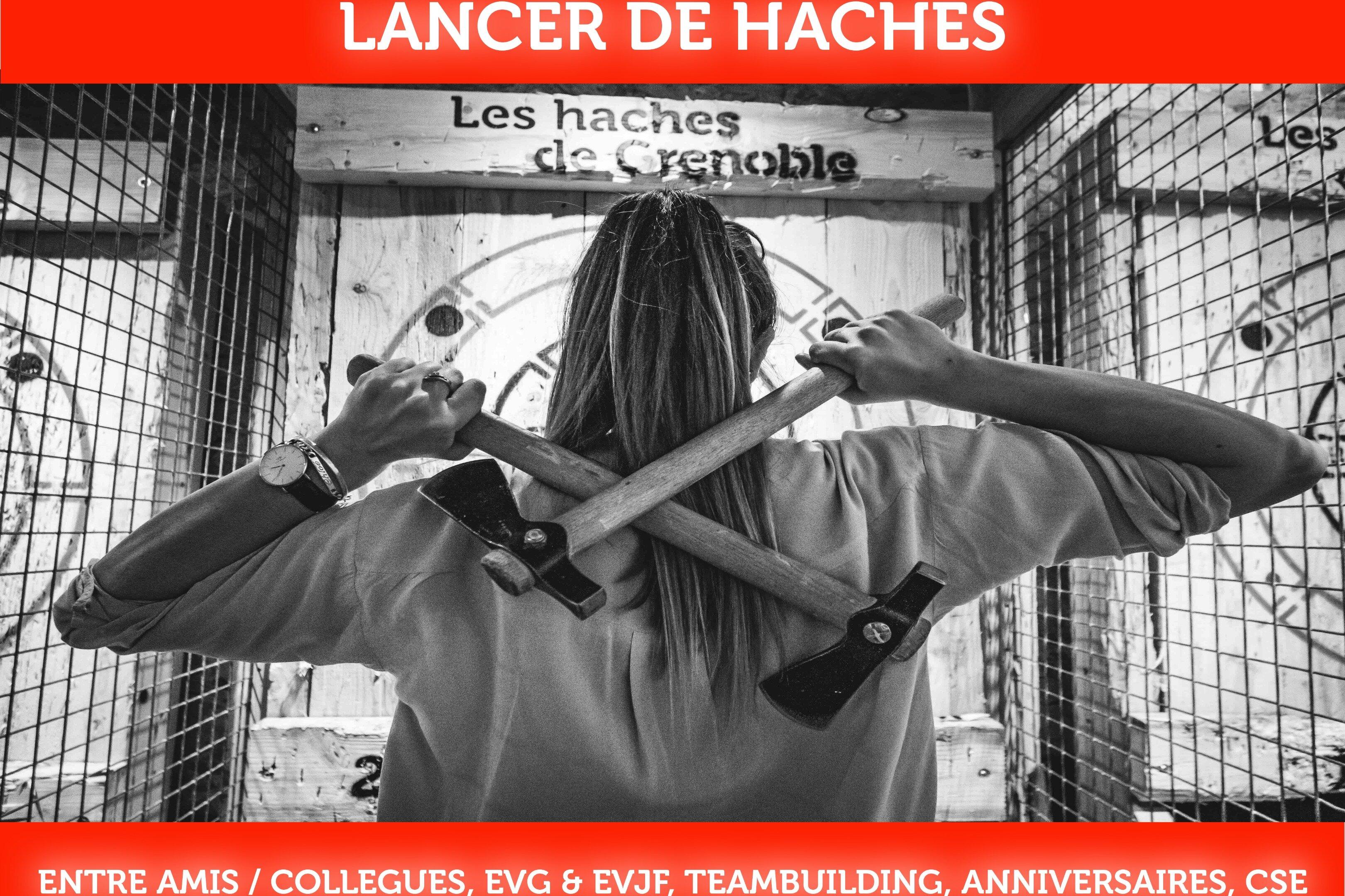 Lancer de hache Grenoble • Bar Les haches de Grenoble