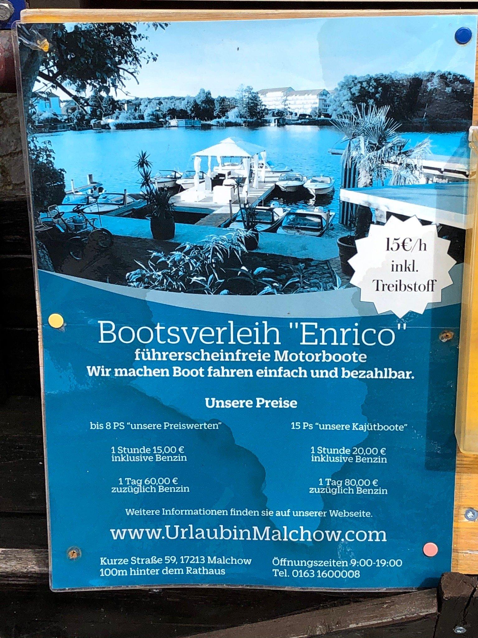 Bootsverleih Enrico