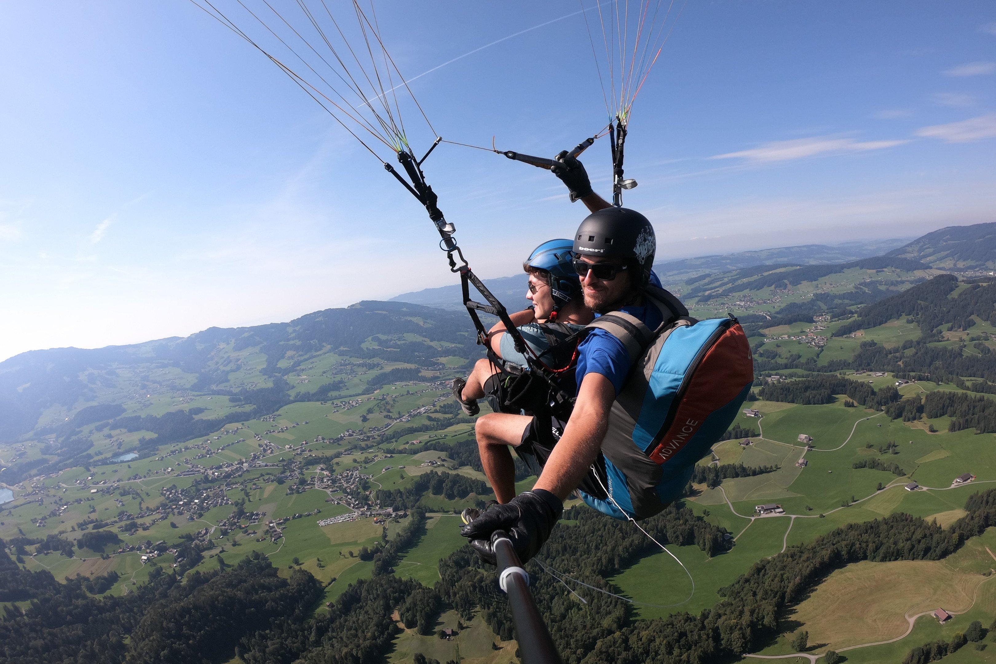 Tandemflüge im Bregenzerwald - Flugschule Bregenzerwald