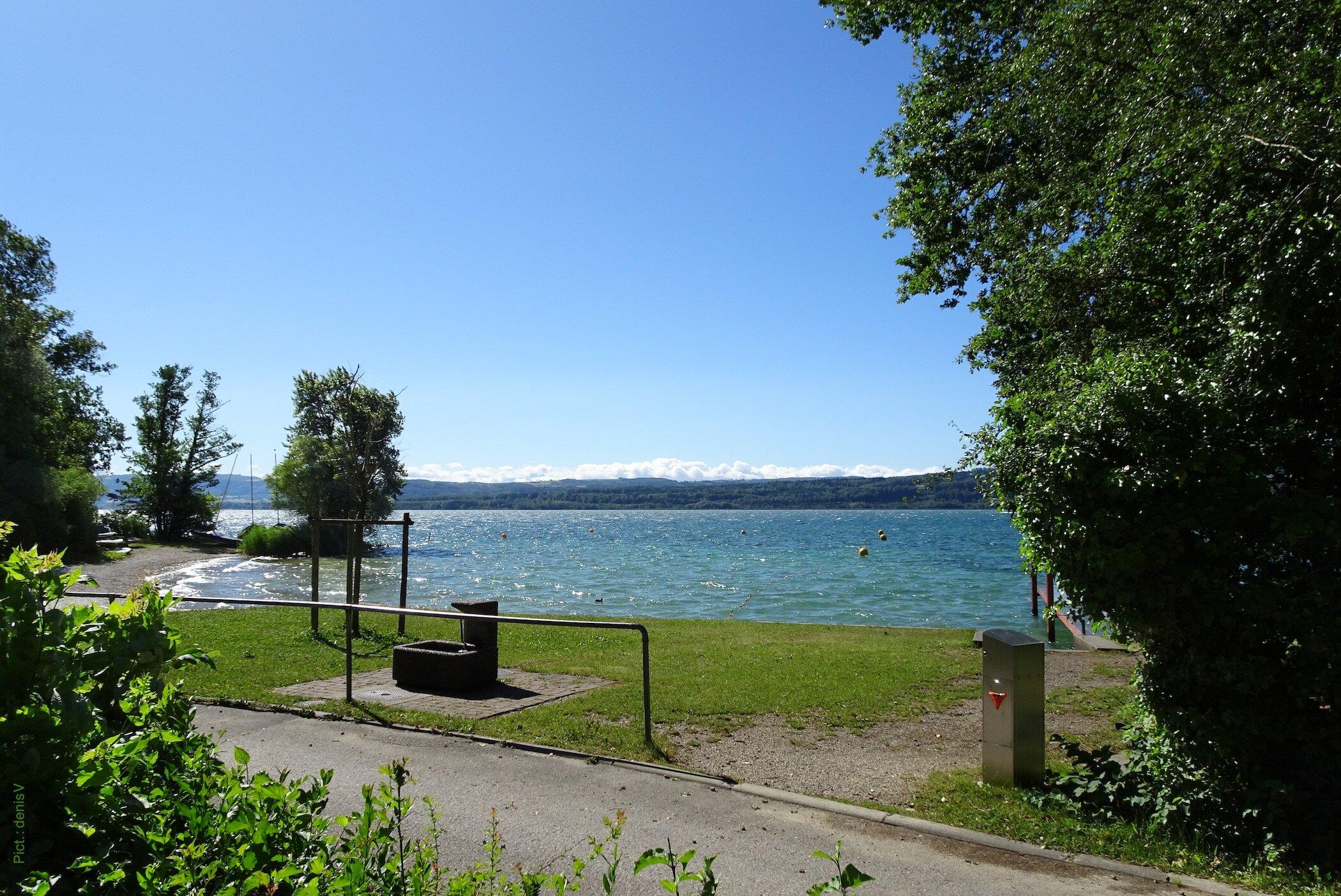 Plage de Corcelettes les pins
