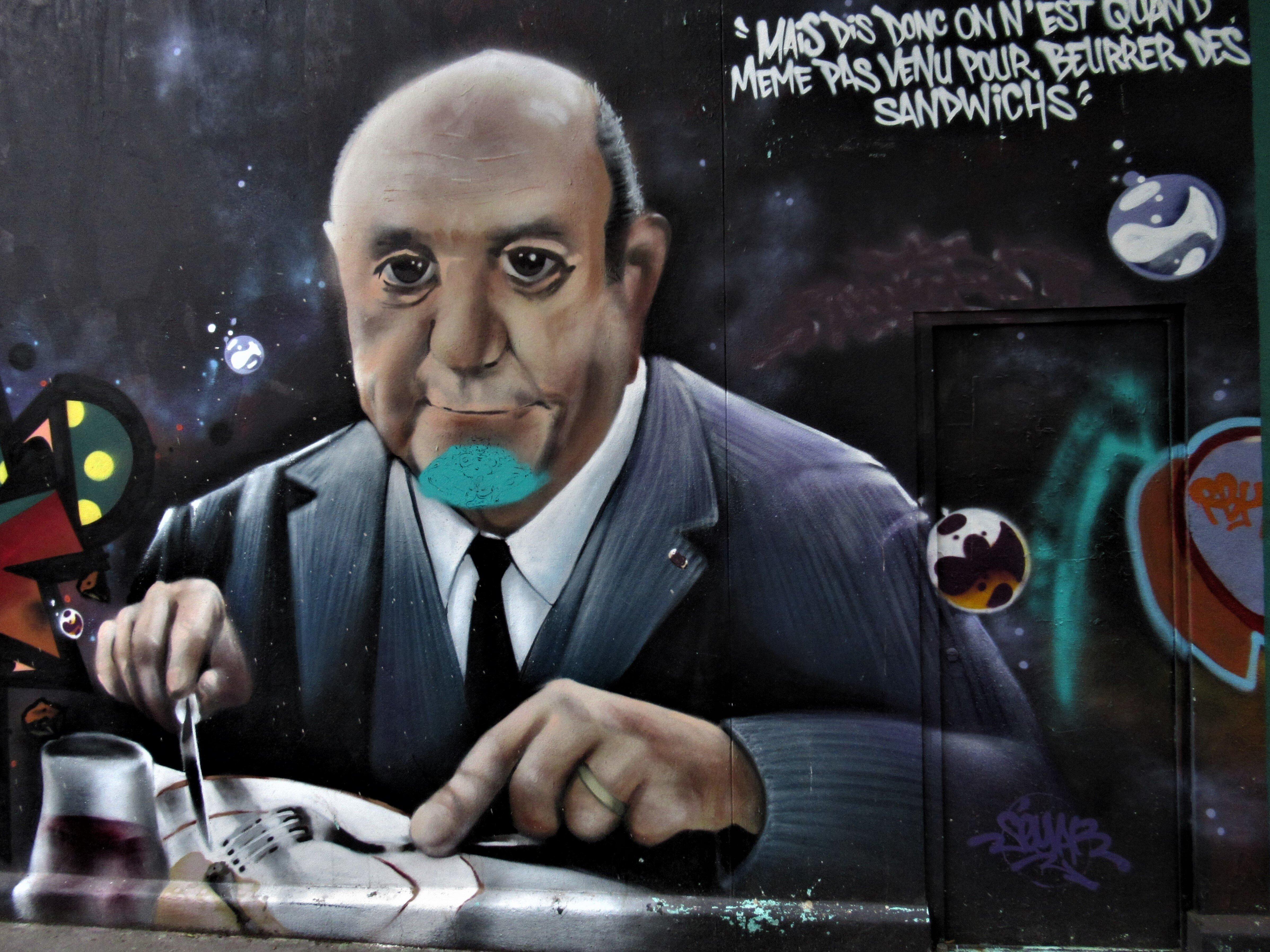 Fresque "Je suis si mignon ... que les chats s’inspirent de moi."