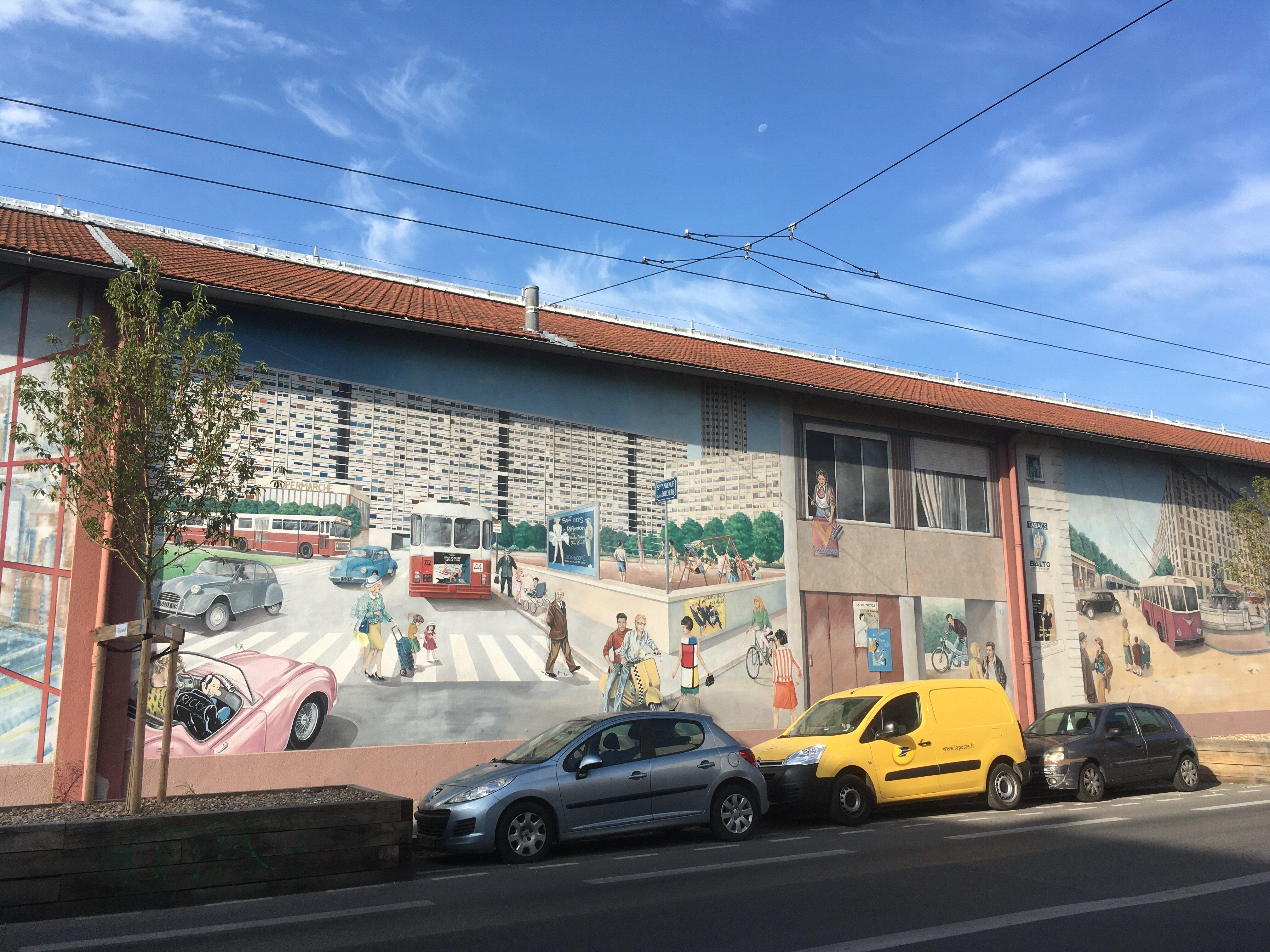 Fresque des Transports Lyonnais