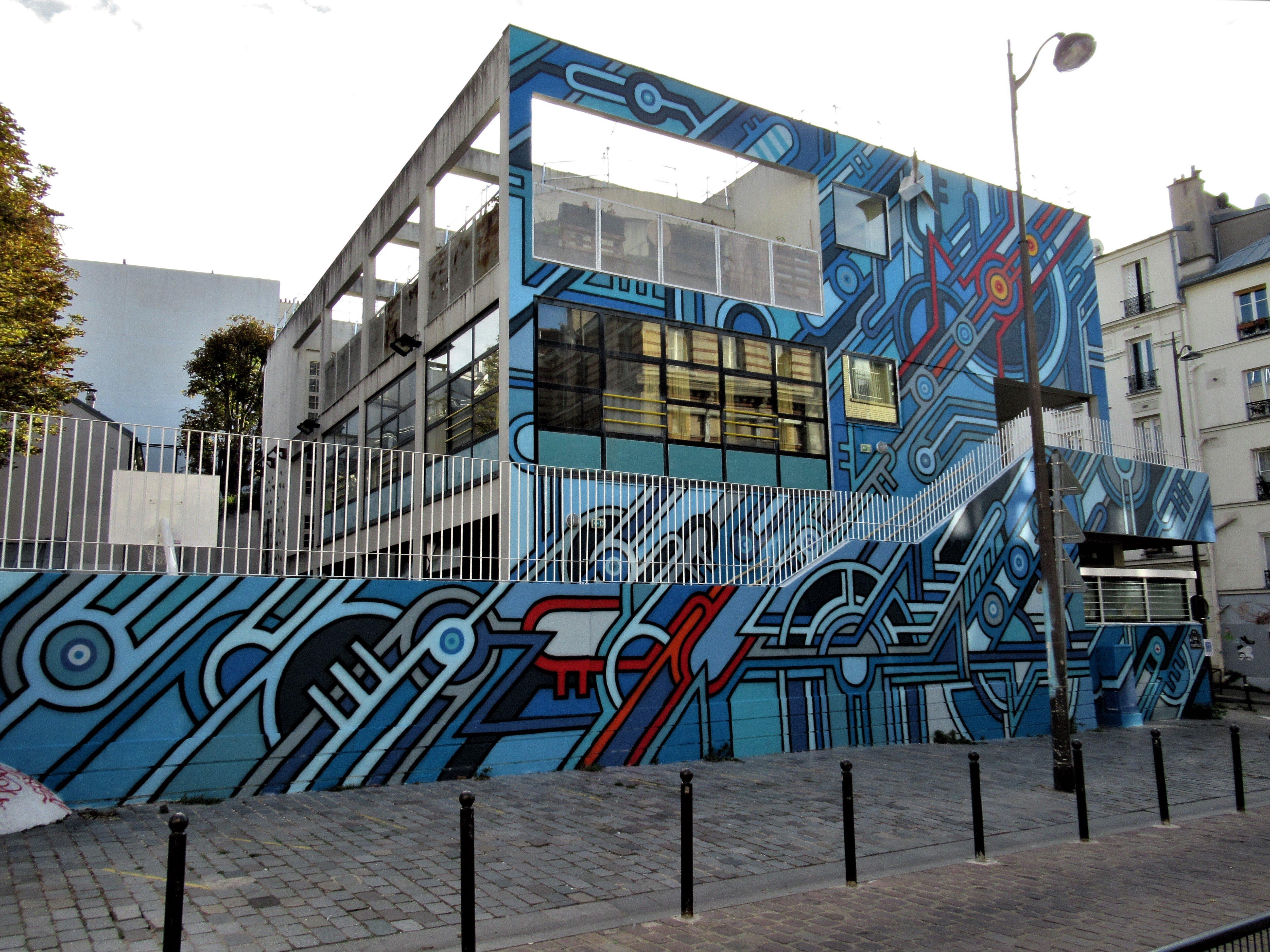 Fresque "l'avion De Papier"