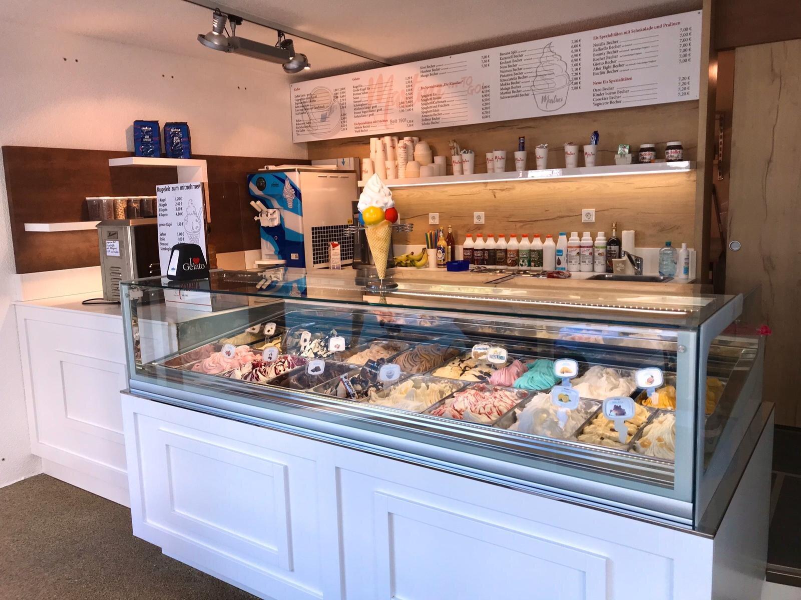 Martini seit 1901 -Gelateria Italiana