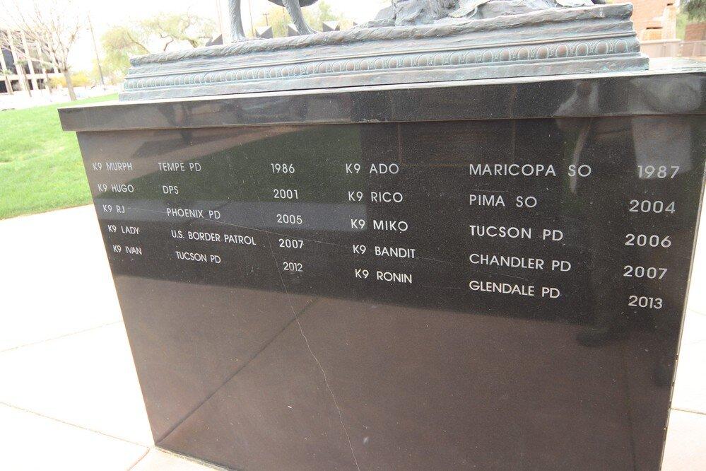 Arizona Law Enforcement Canine Memorial