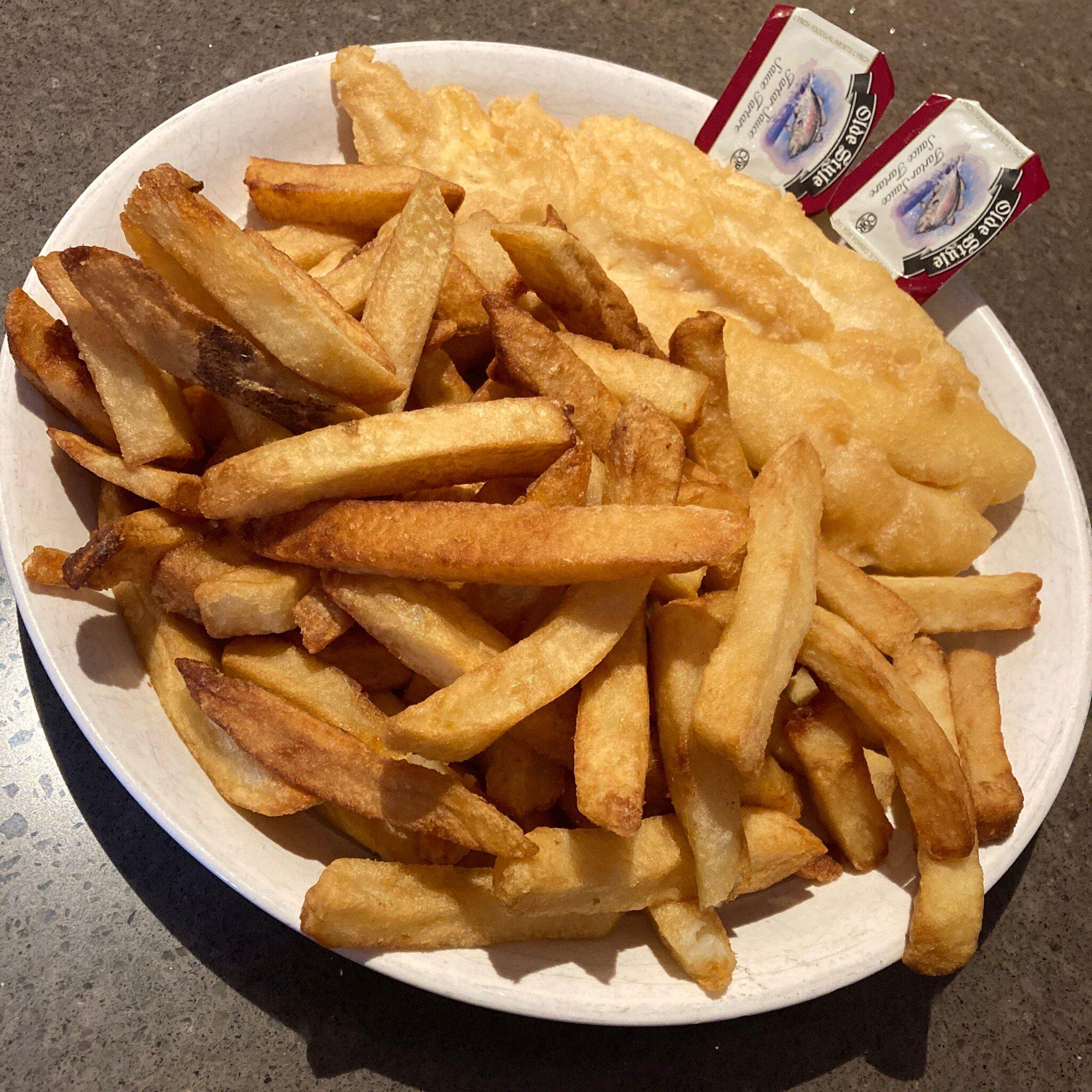 Halibut House fish and chips