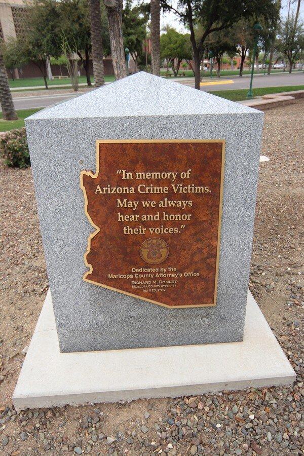 In Memory Of Arizona Crime Victims.