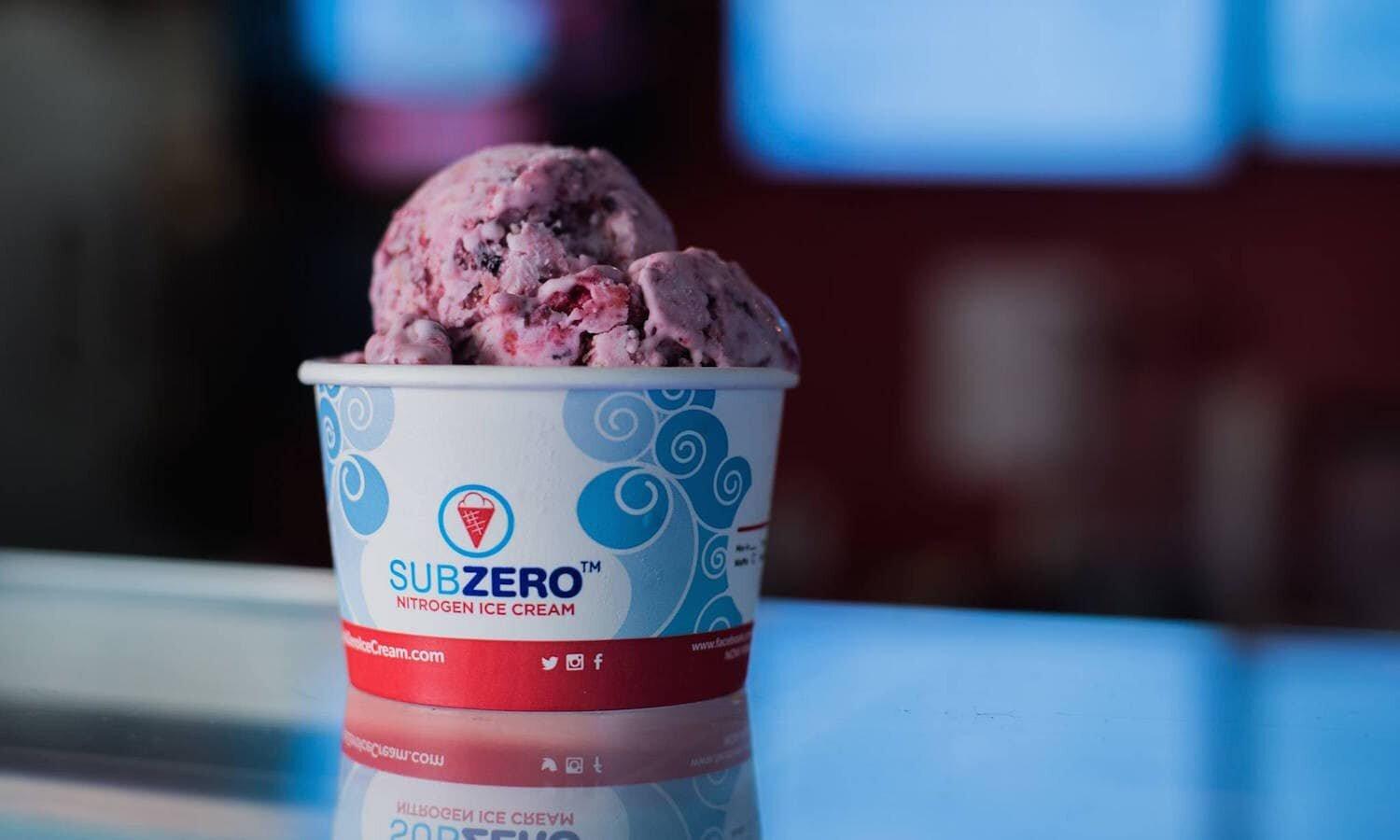 Sub Zero Nitrogen Ice Cream
