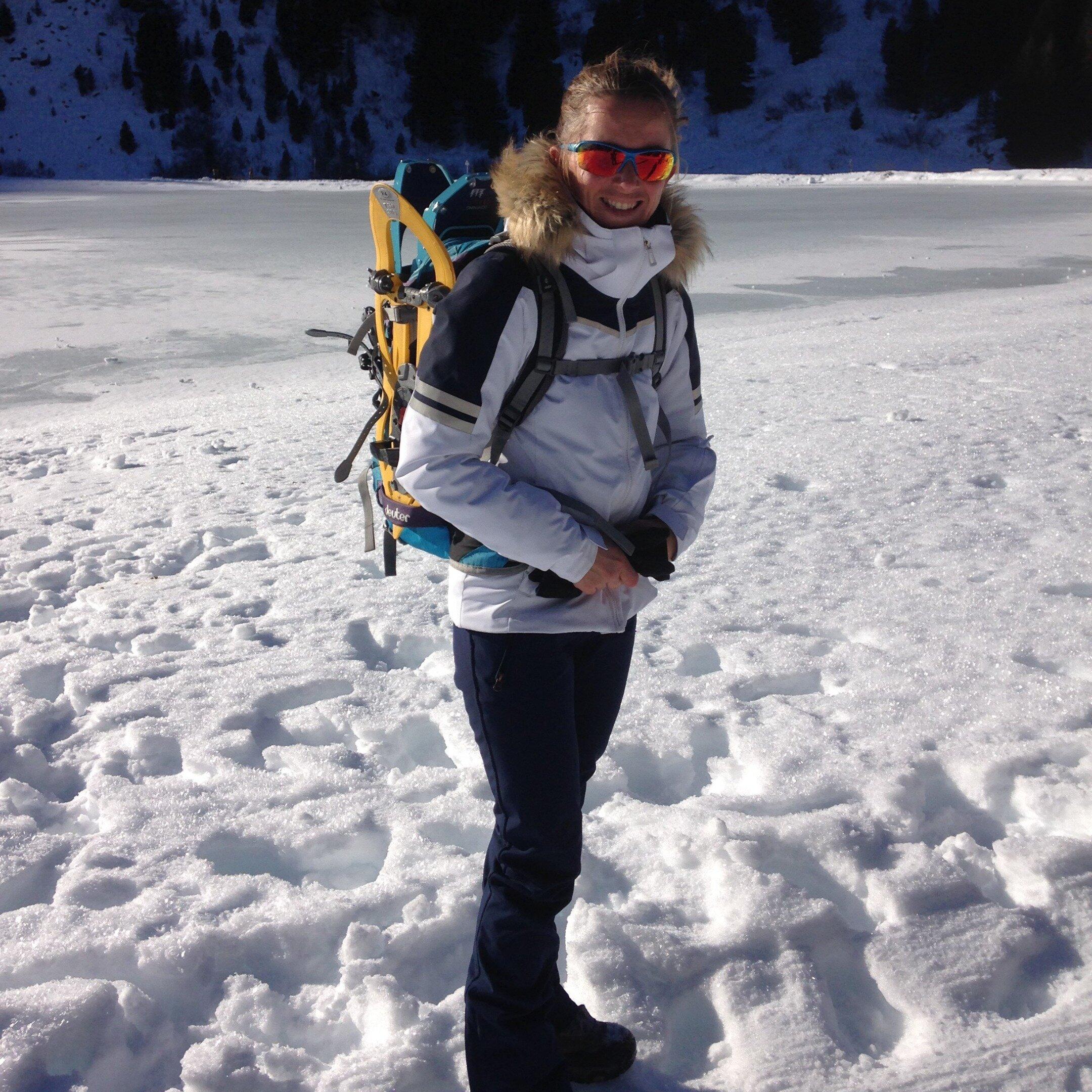 NATURELLE RANDO RAQUETTE COURCHEVEL / LAURENCE ACCOMPAGNATRICE EN MONTAGNE