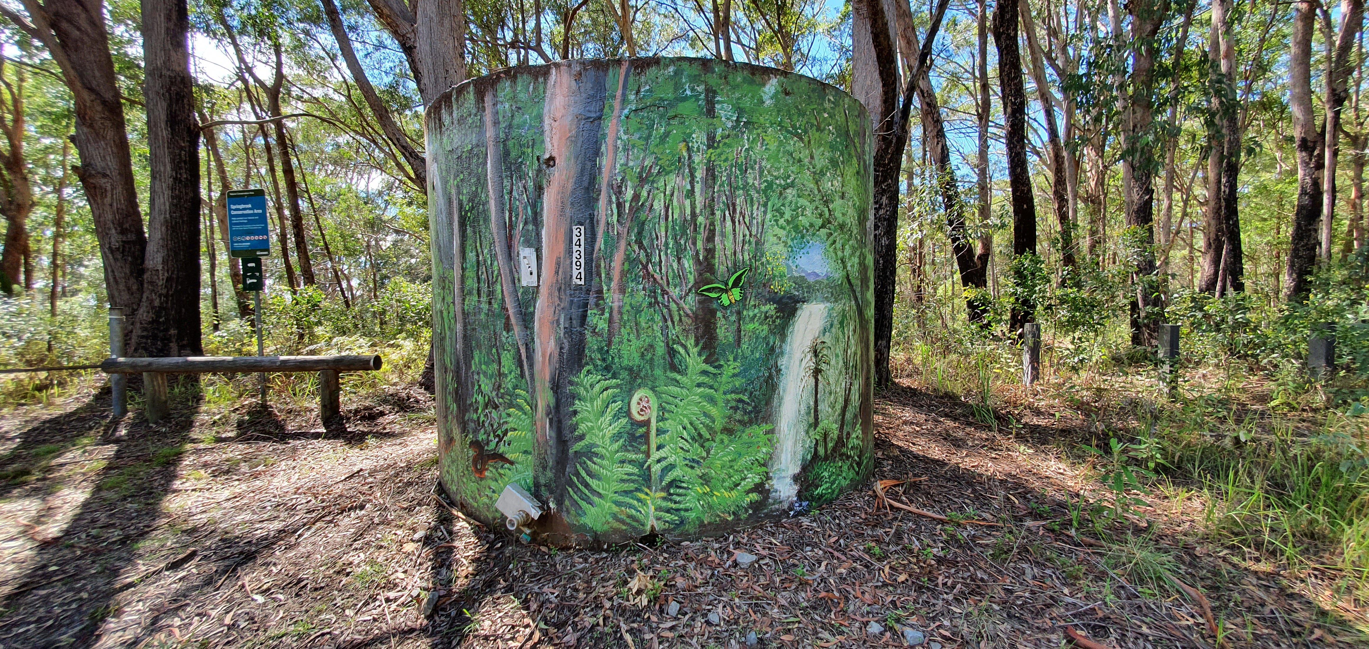 Springbrook Water Tank Art