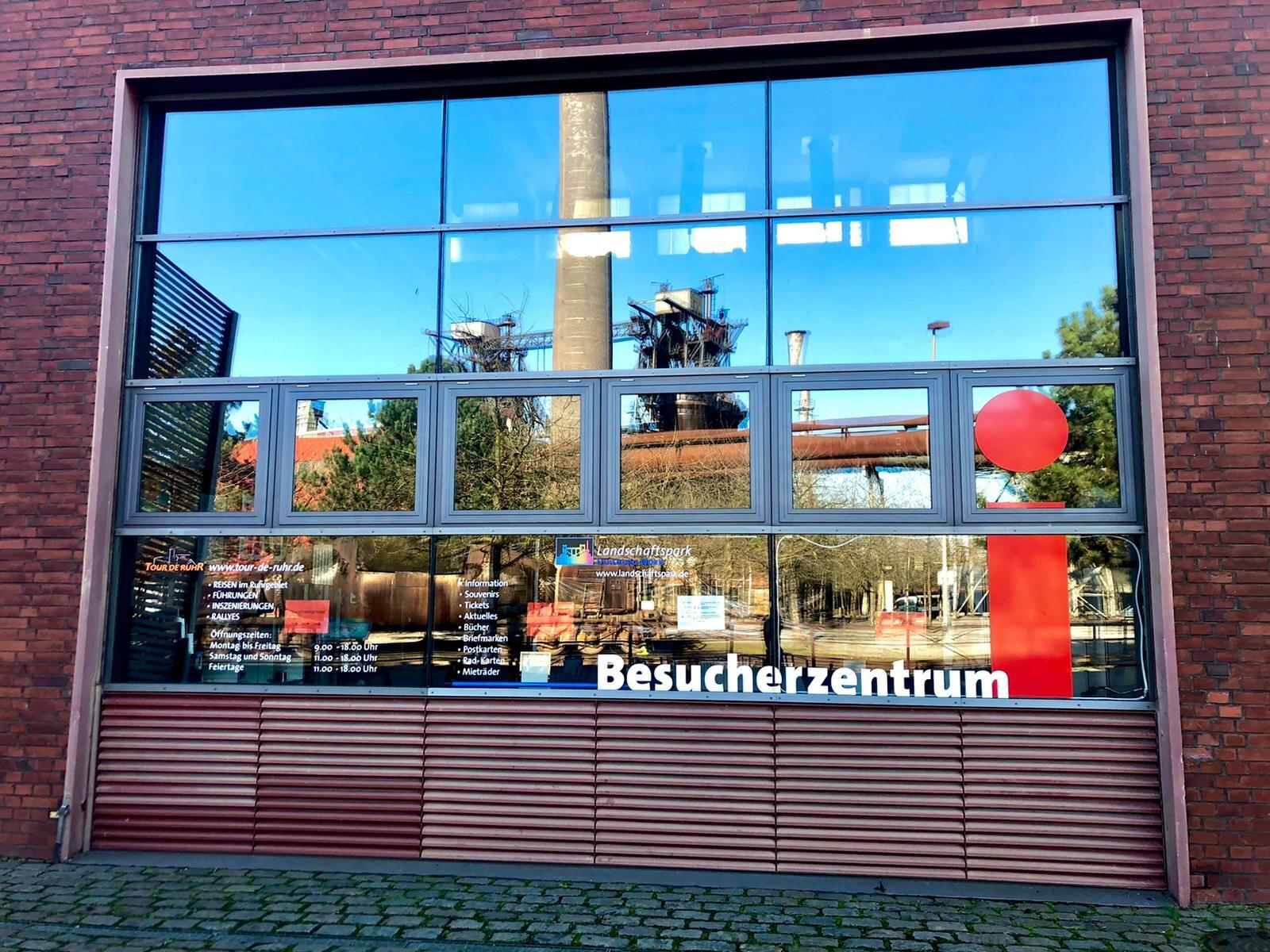 Besucherzentrum im Landschaftspark Duisburg-Nord.