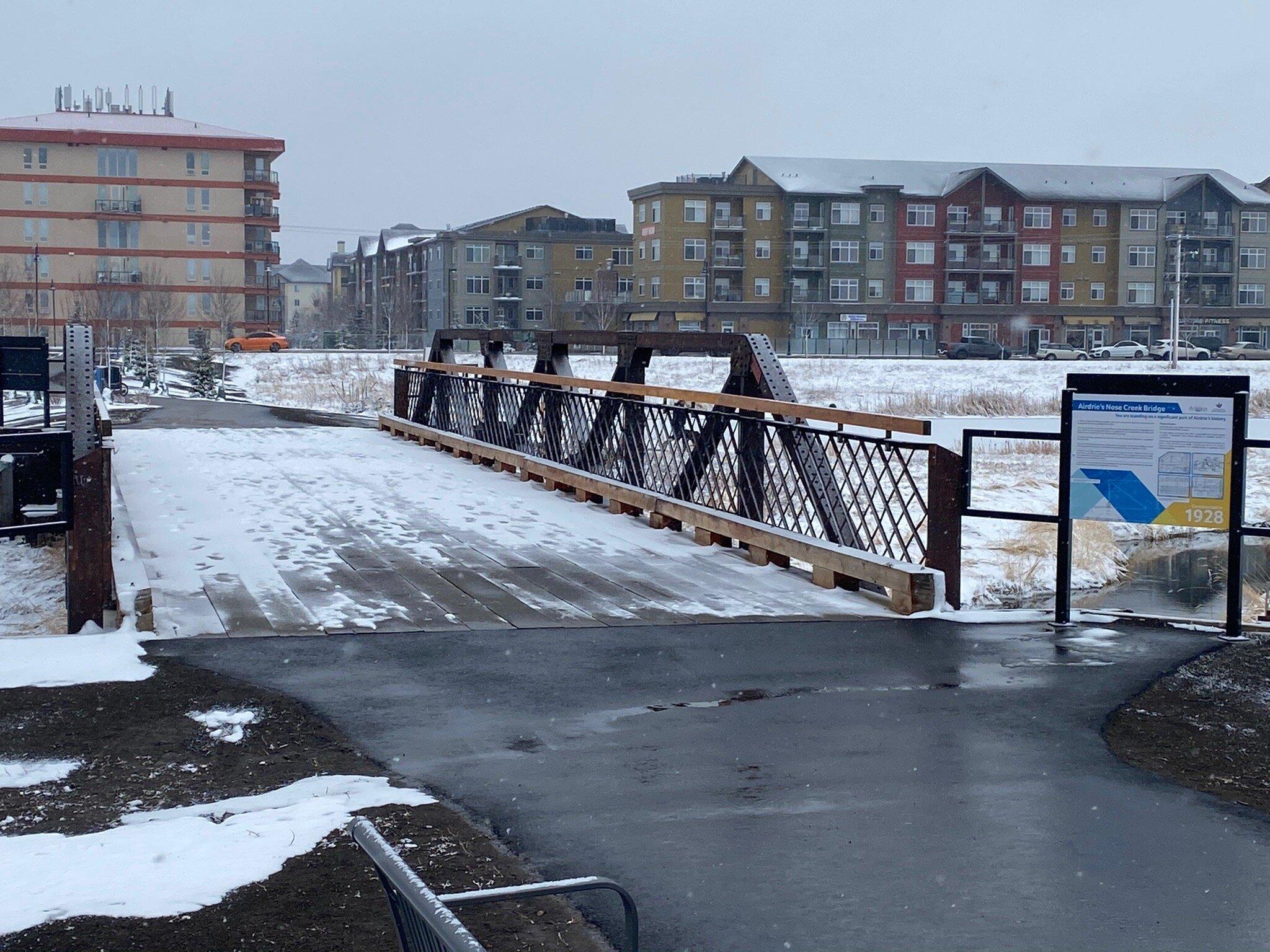 Airdrie Nose Creek Brdige