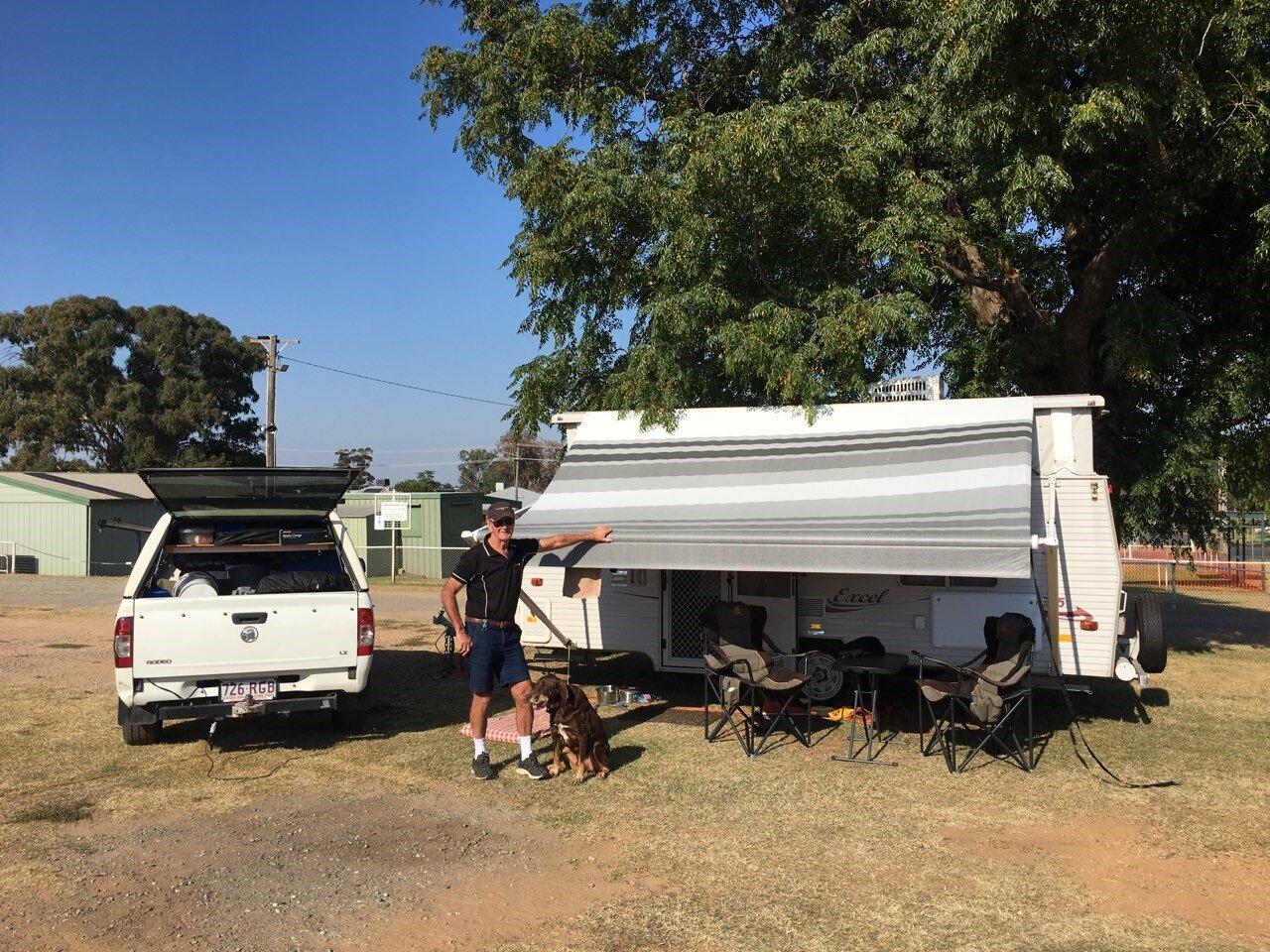 Parkes Showground camping