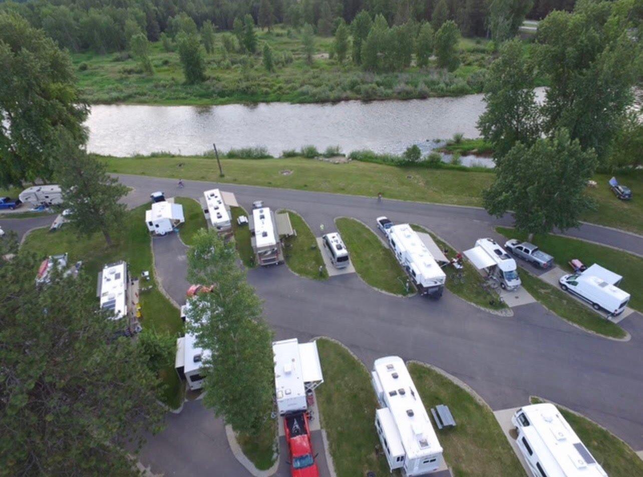 CDA River RV, Riverfront Campground