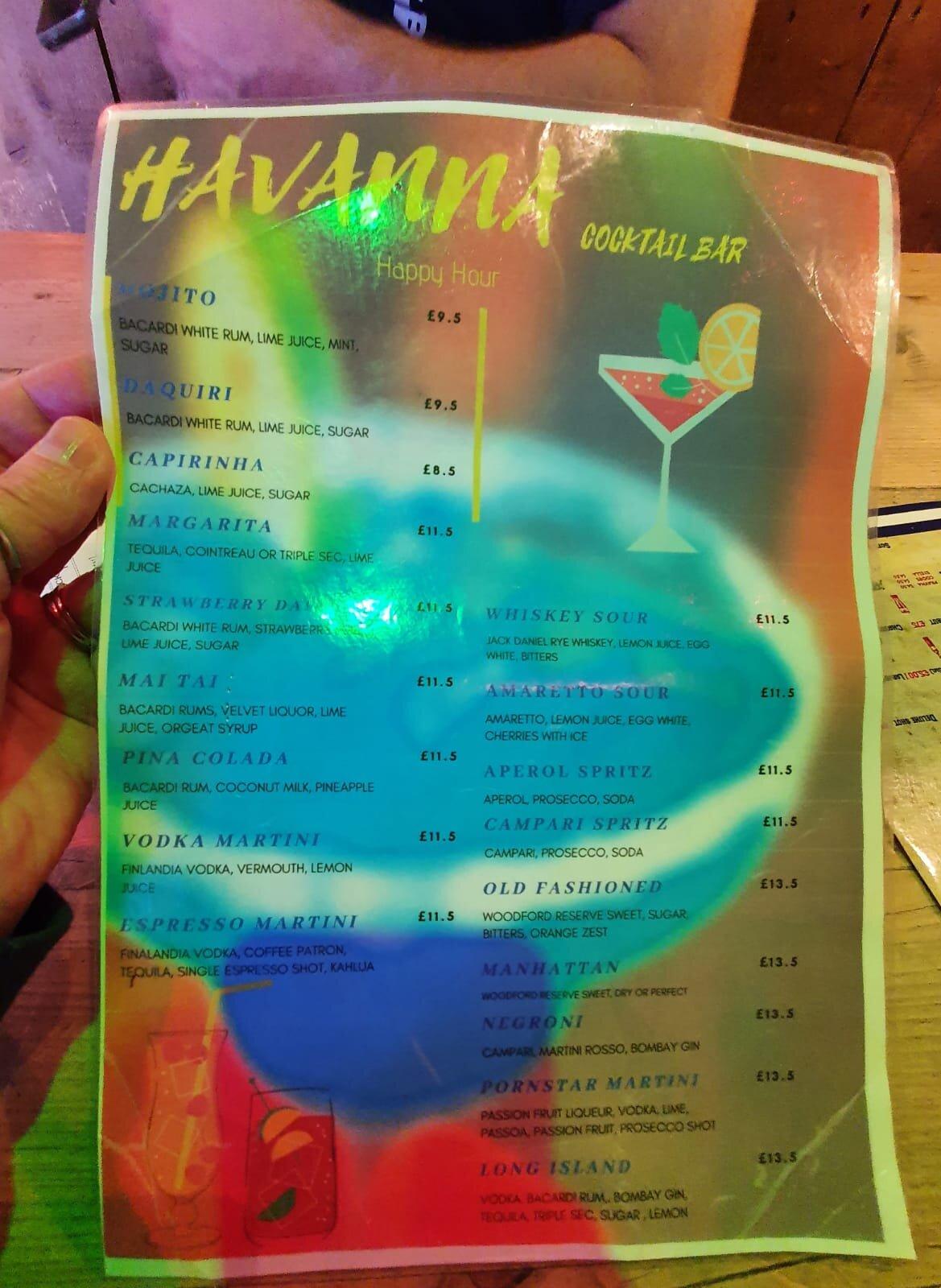 Havana Bar Kitchen and Wood Fired Pizza