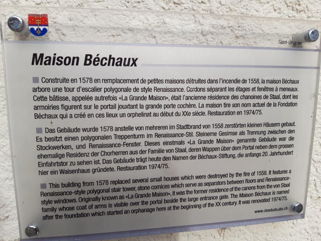 Maison de la Fondation Béchaux-Schwartzlin