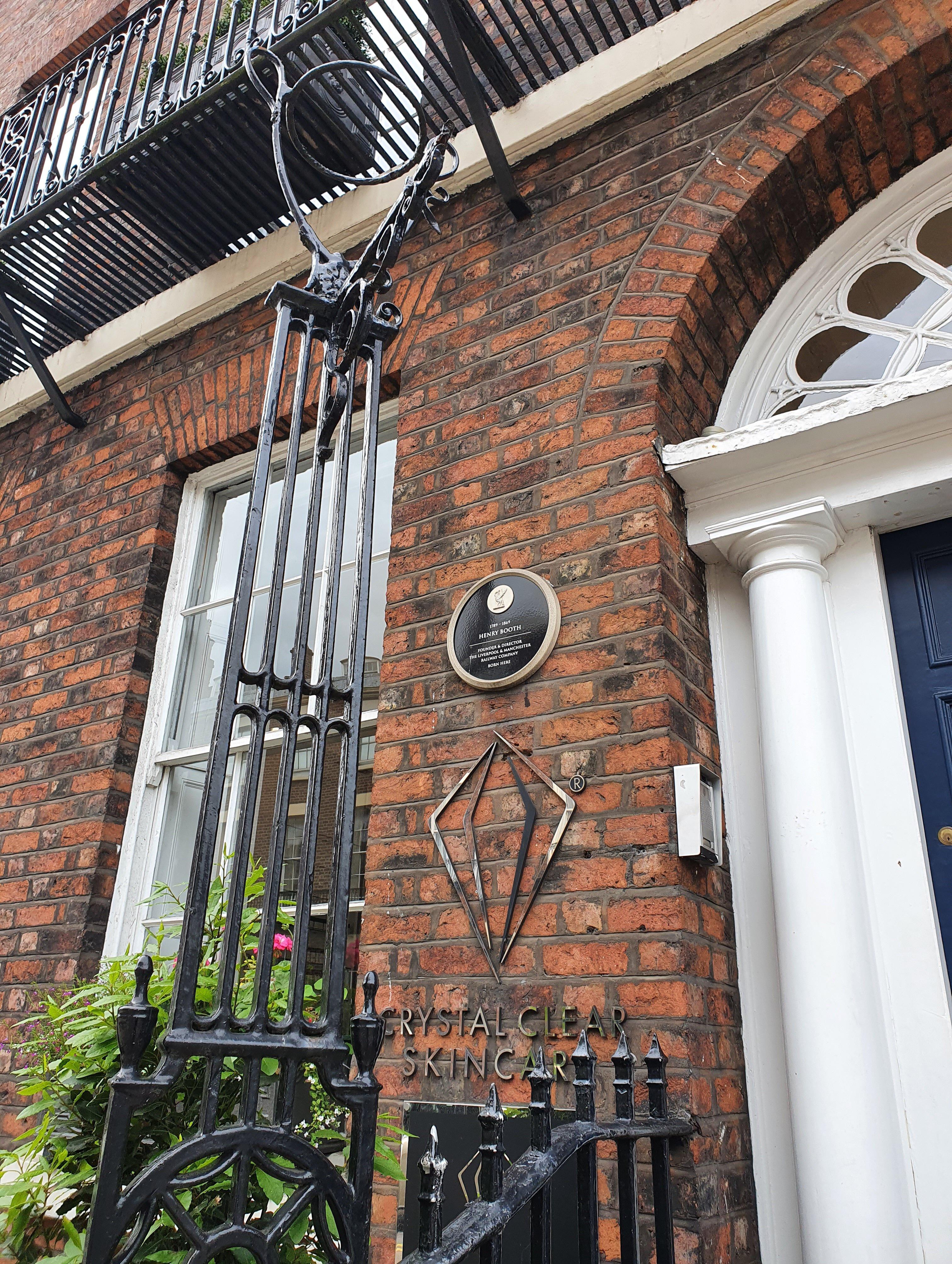 Henry Booth Blue Plaque