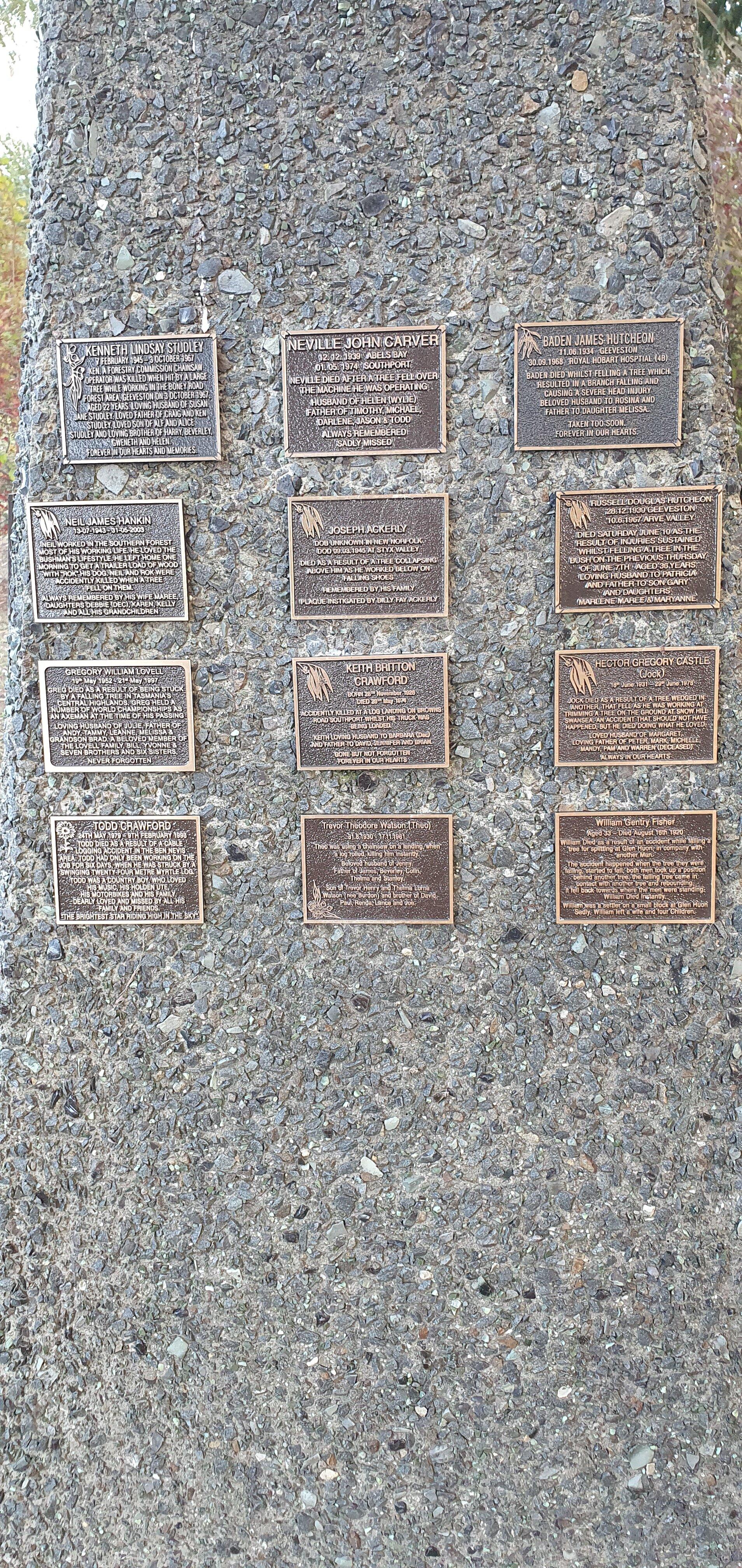 Tasmanian Forest Workers Memorial