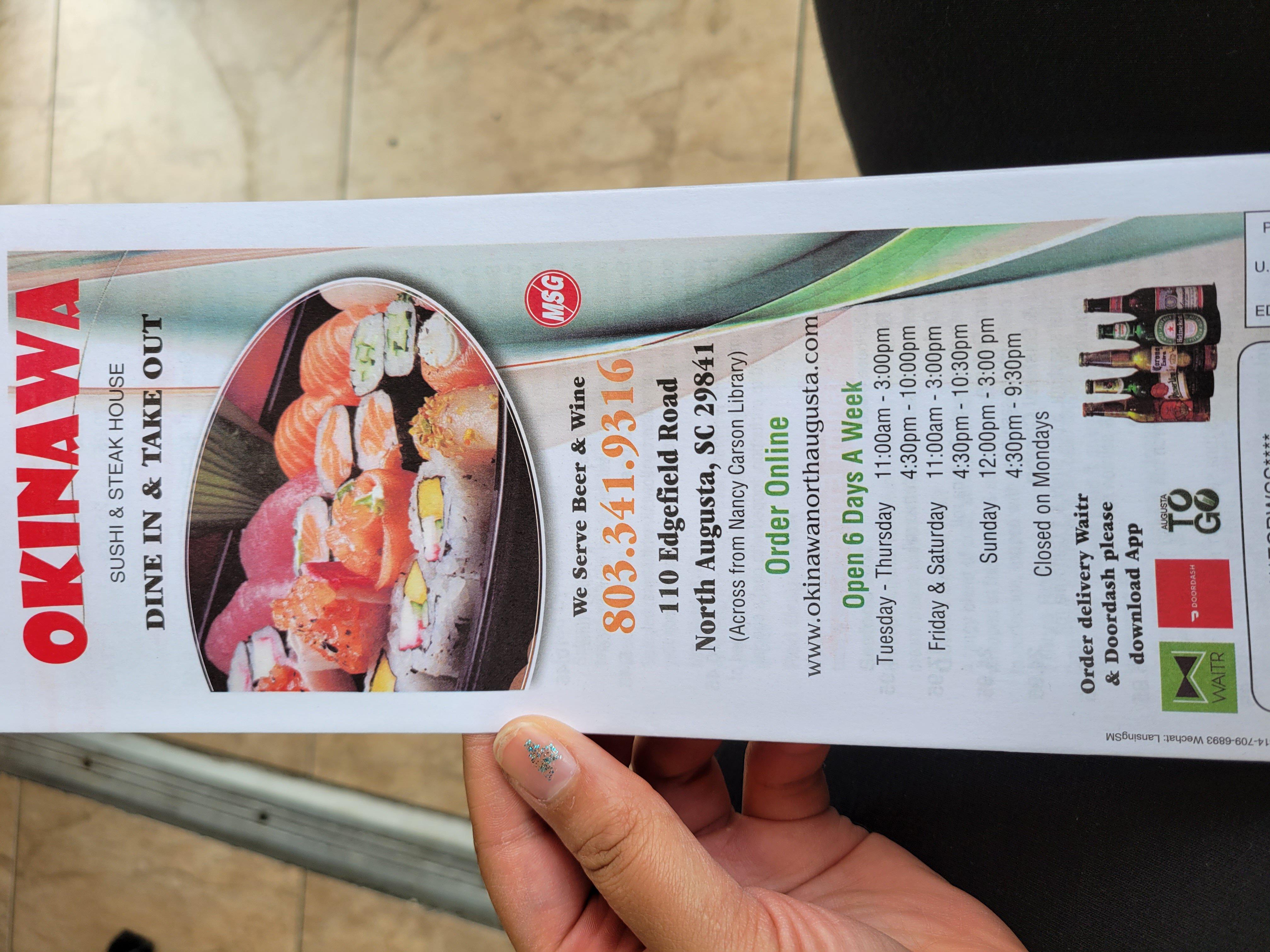 Okinawa Sushi & Steak House