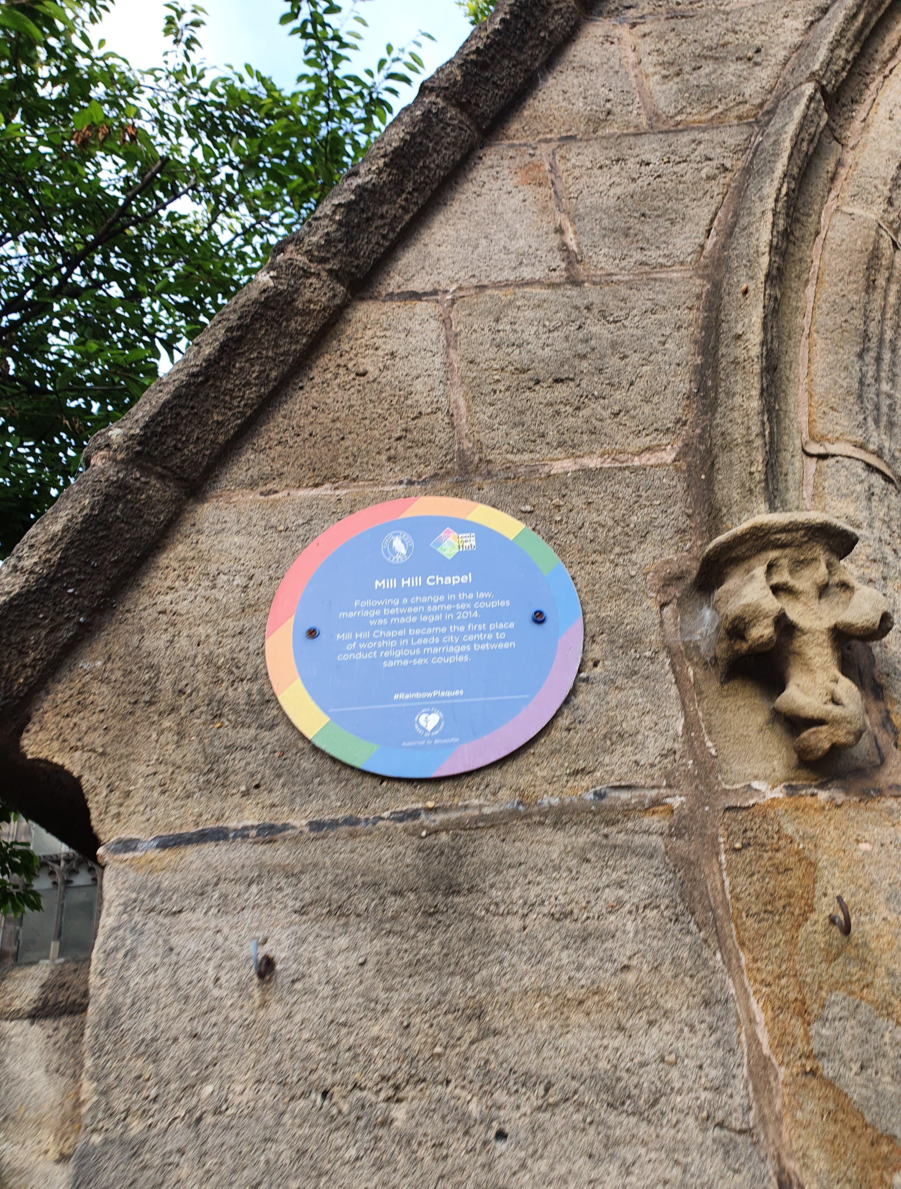 Mill Hill Chapel Blue Plaque
