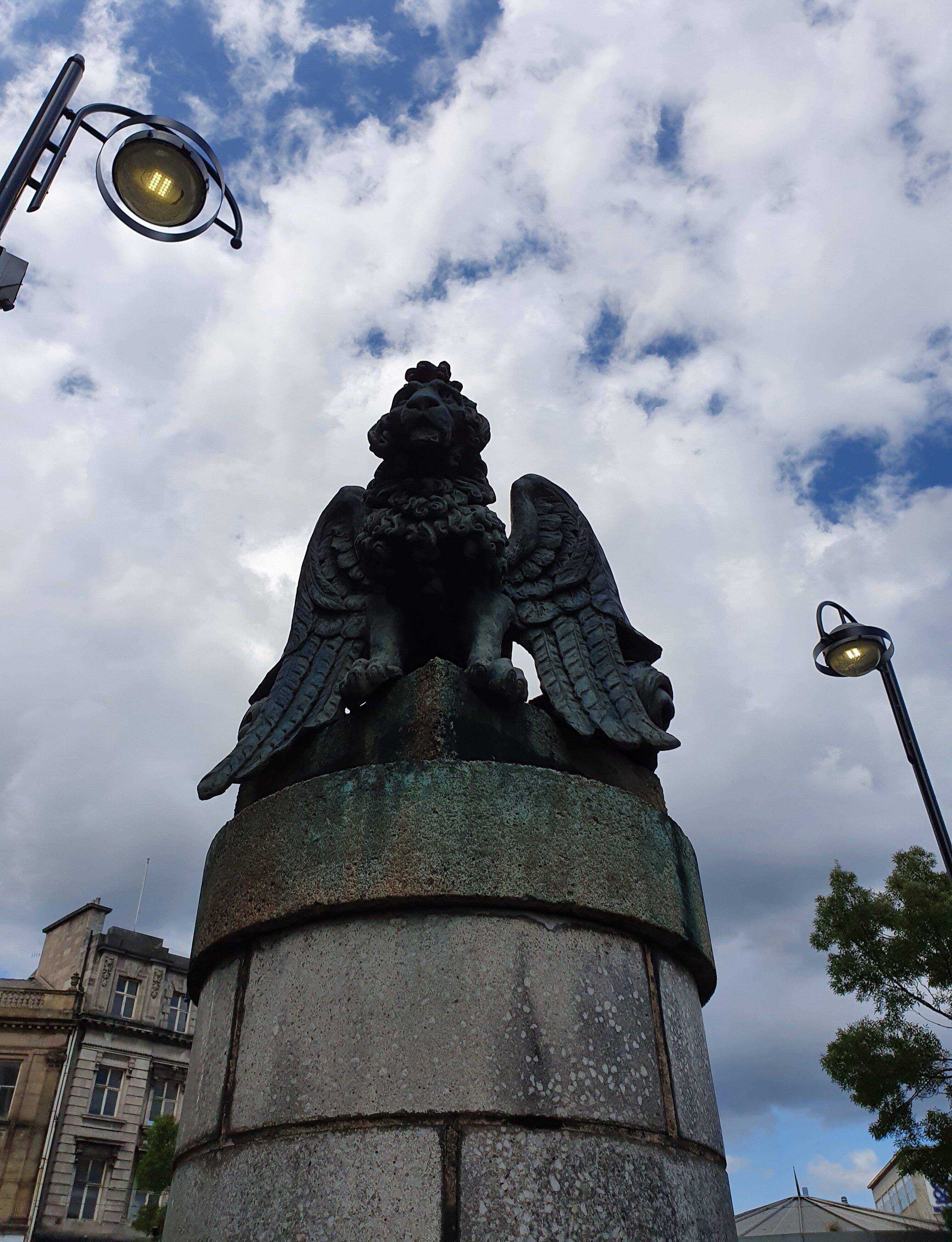 Winged Lion Statue
