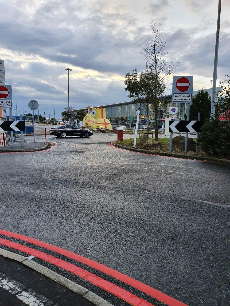 Yellow Submarine Statue