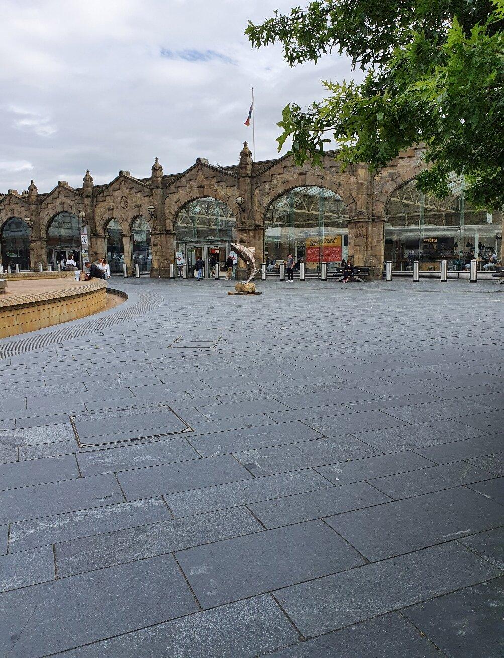 Salmon Of Steel Sculpture