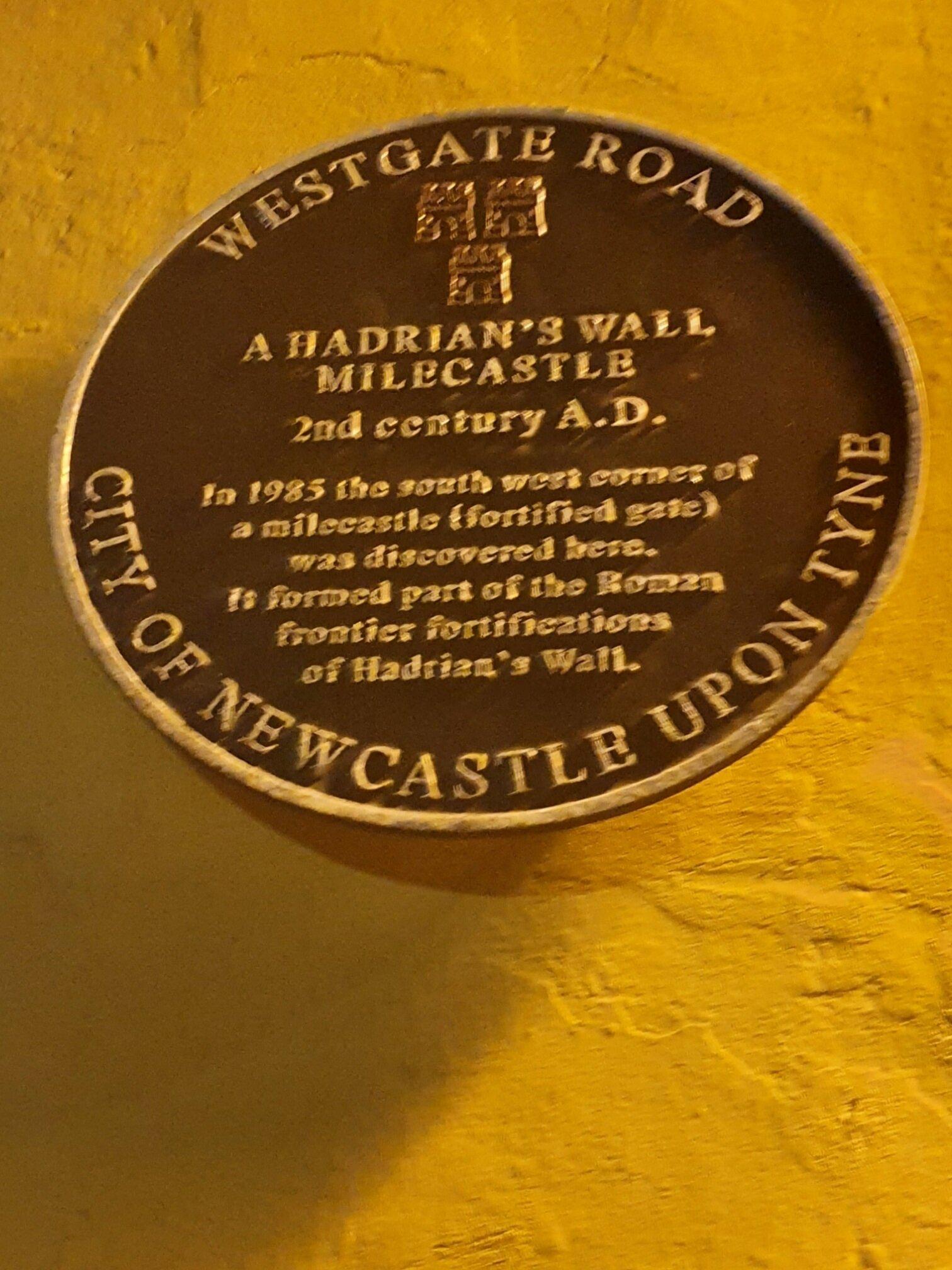 Hadrians Wall Mile Castle Monument