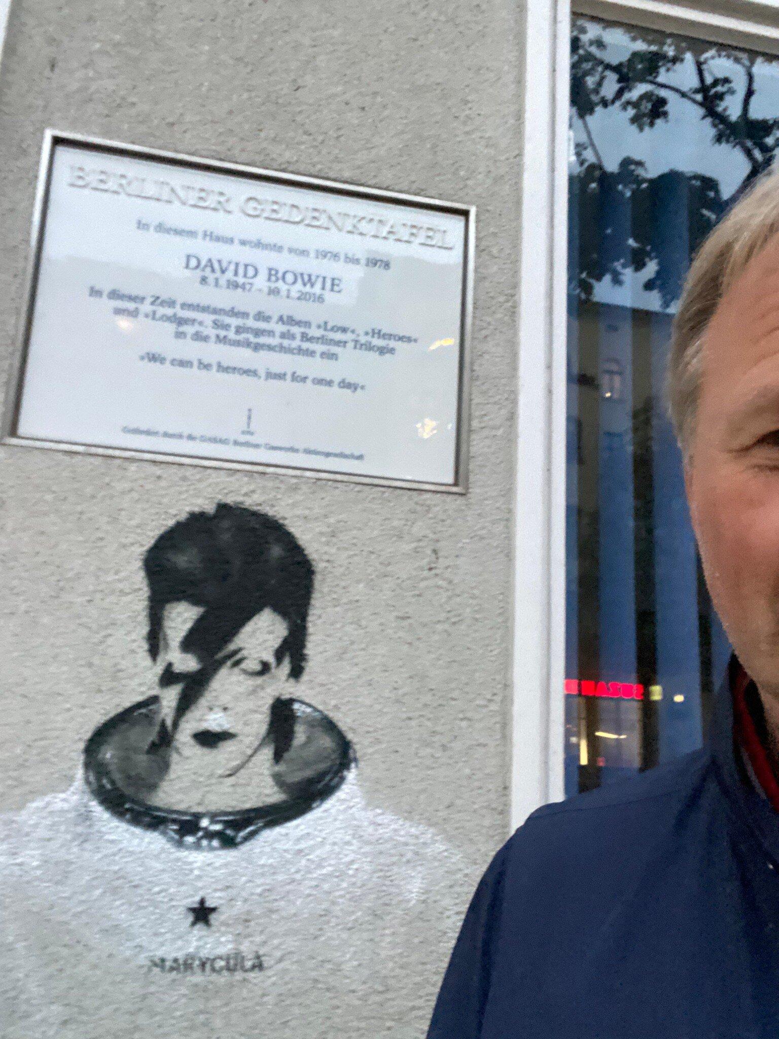 David Bowie Mindeplade