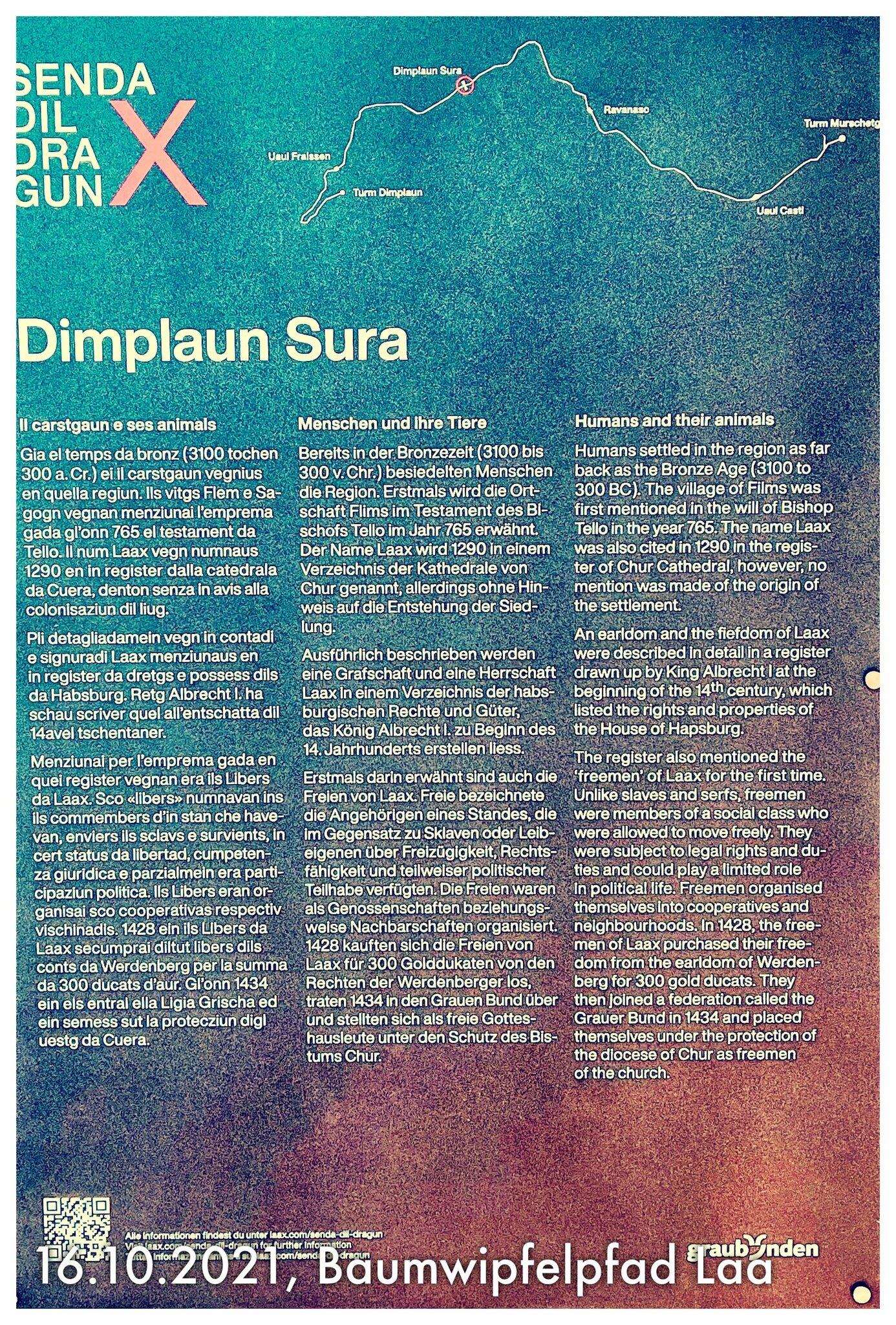 Baumwipfelpfad "senda Dil Dragun"