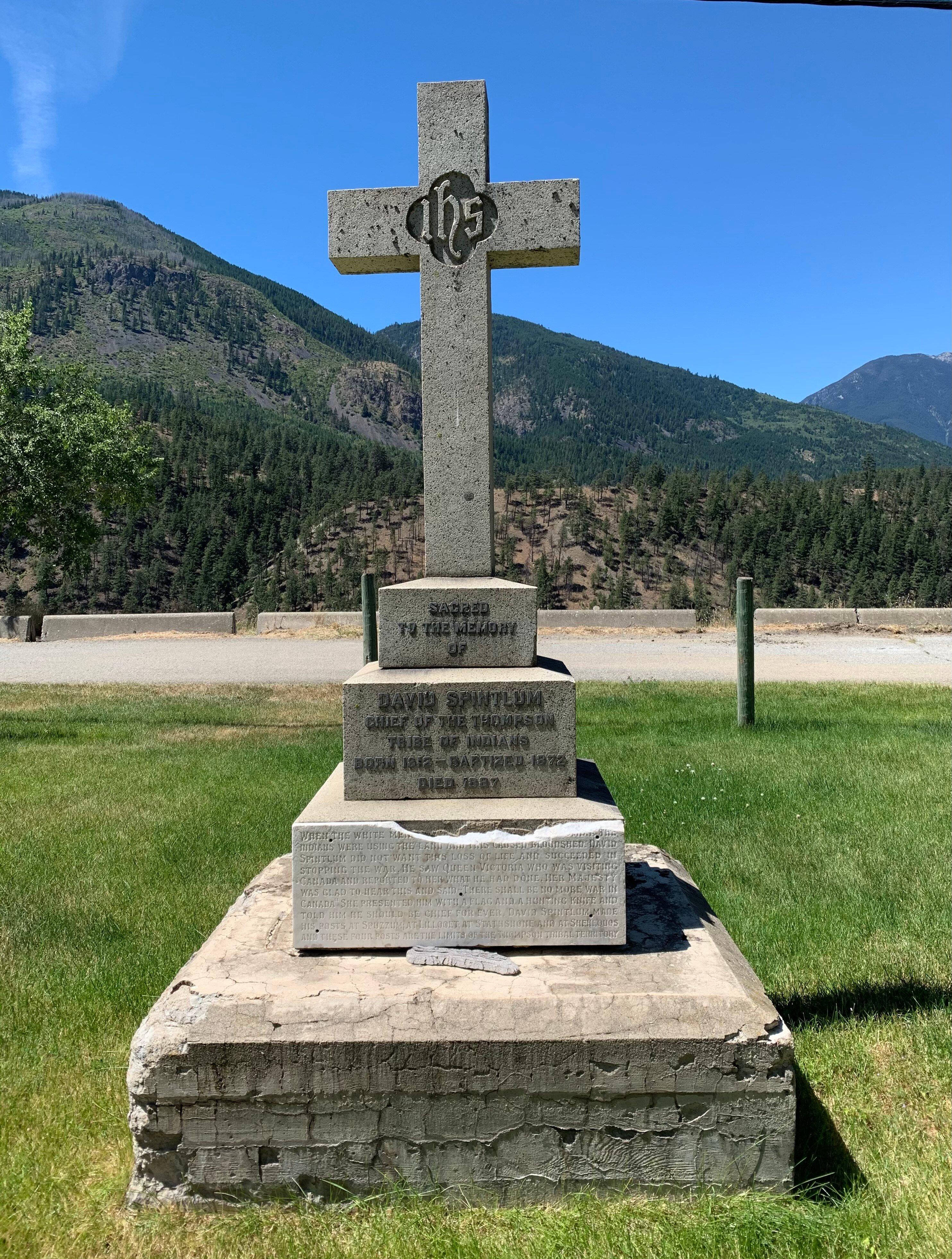 Chief Spintlum Memorial