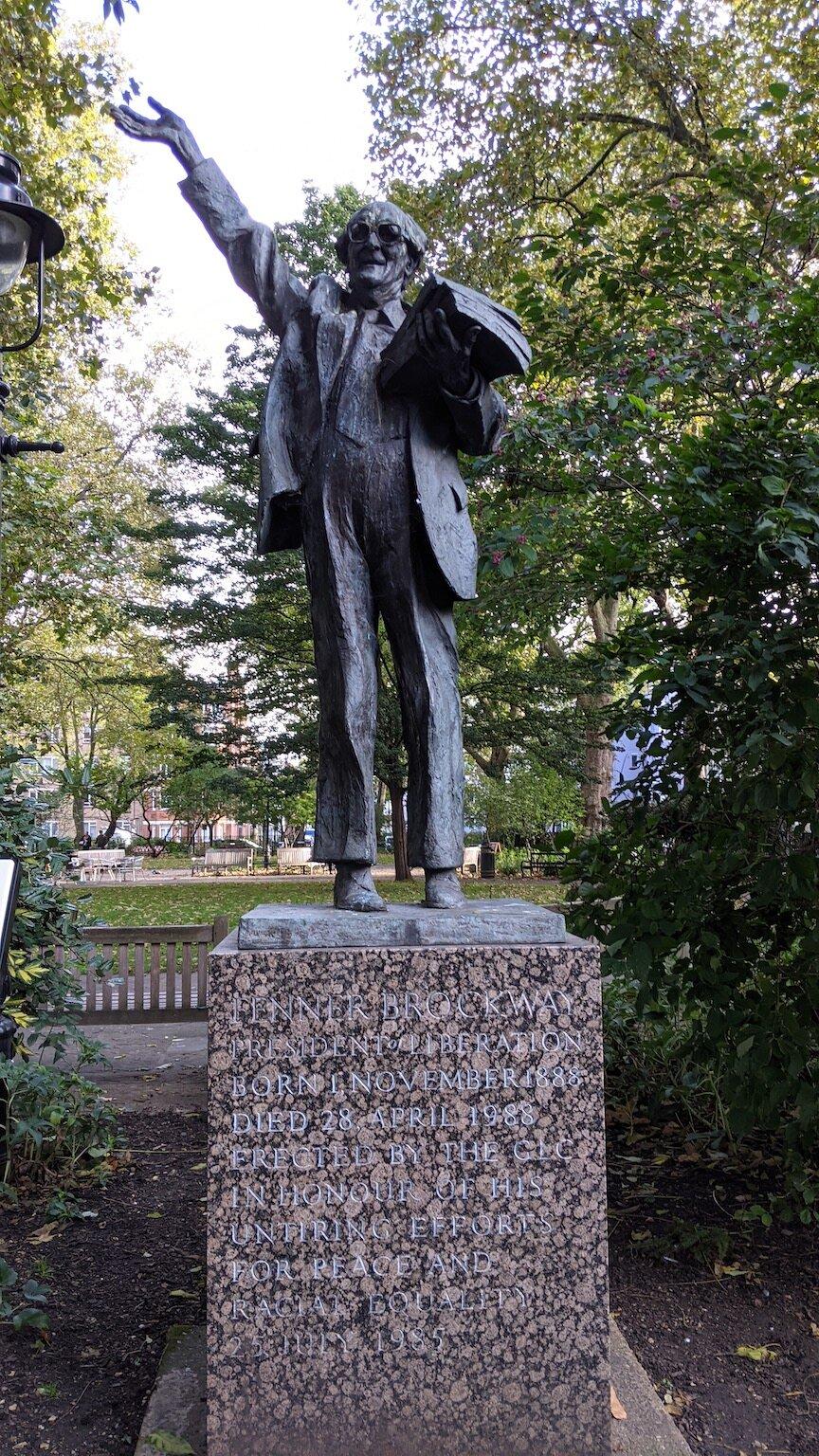 Fenner Brockway Statue